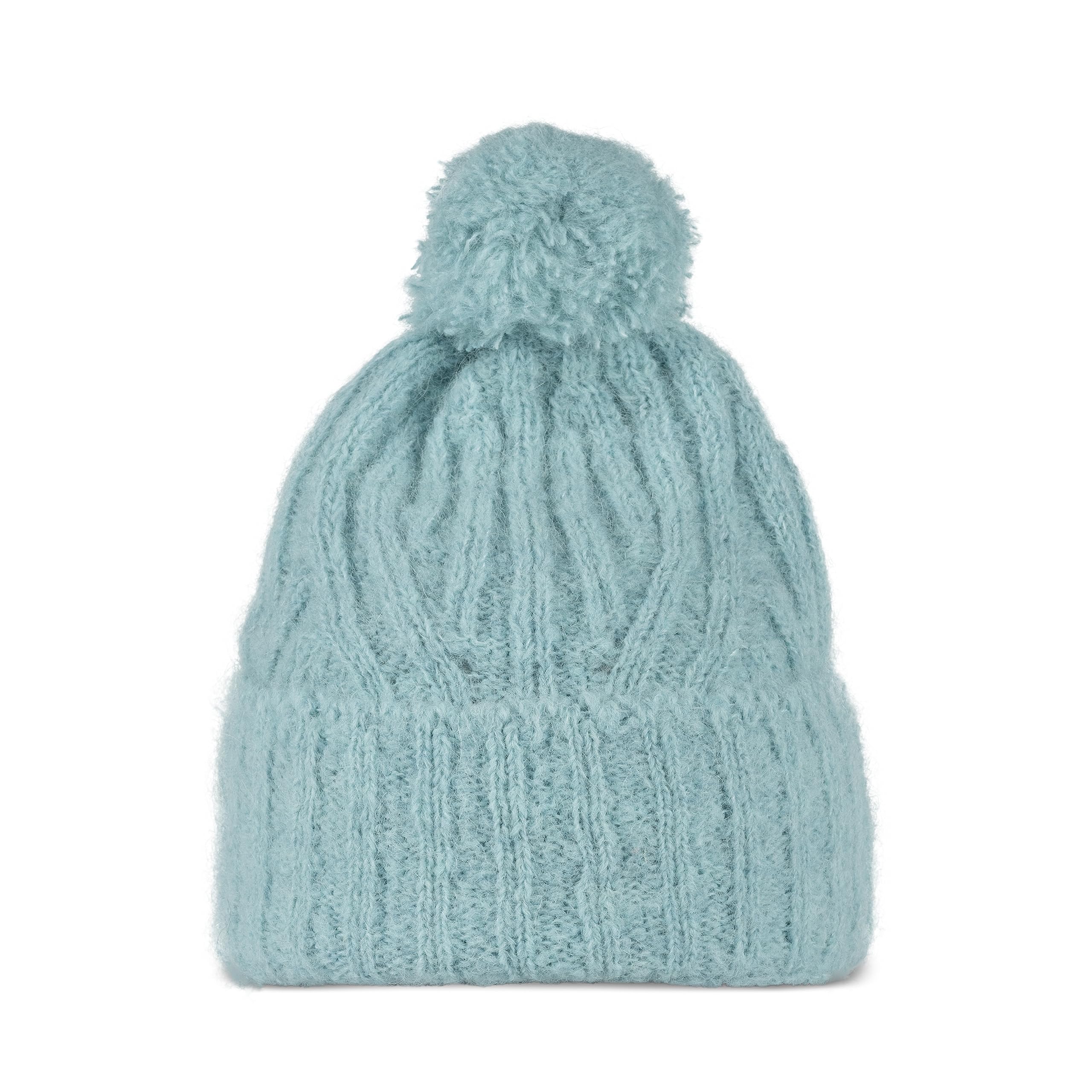 buff-knitted-nerla-strickm-tze-mit-bommel-alpaka-wollmischung-unisex image 6
