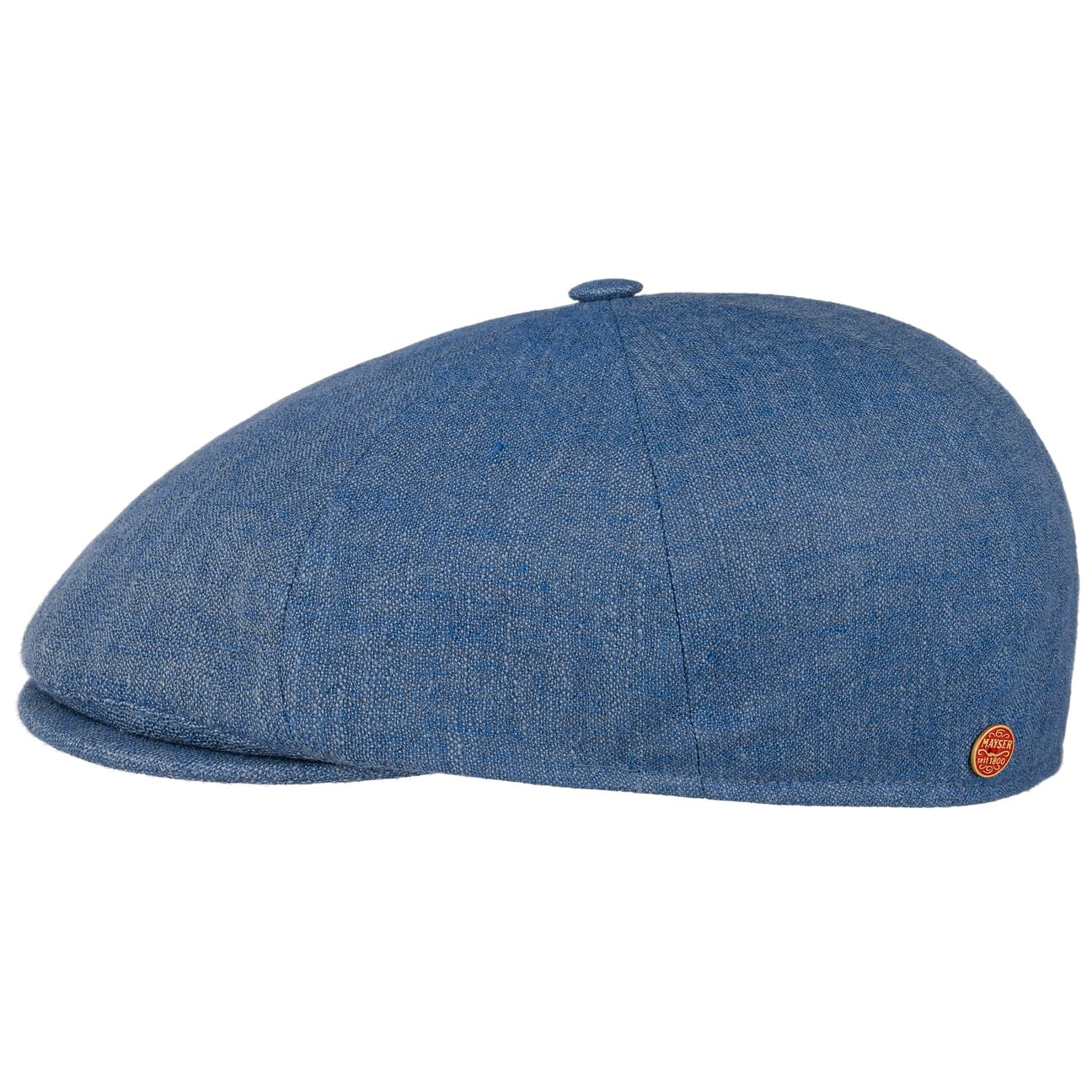 mayser-wallace-leinen-flatcap-meliert-mit-futter image 2
