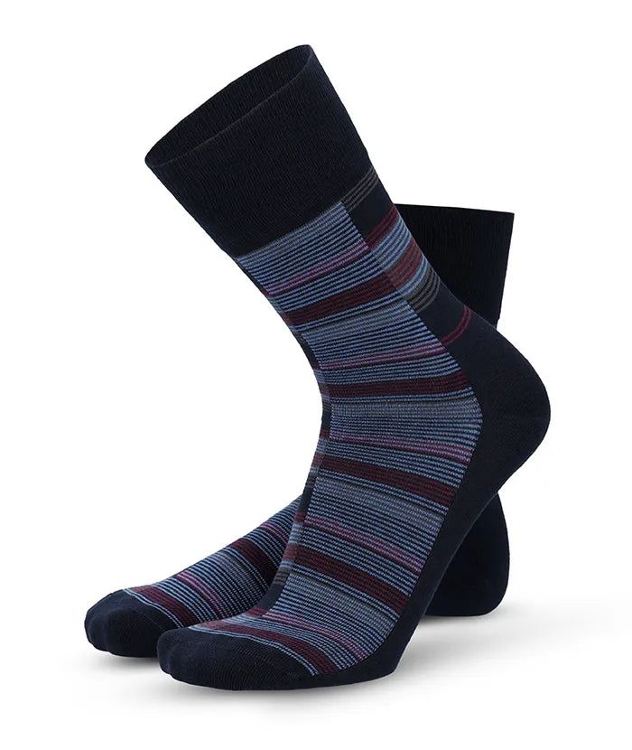 lenz-soft-touch-herren-socken-multi-streifen image 2