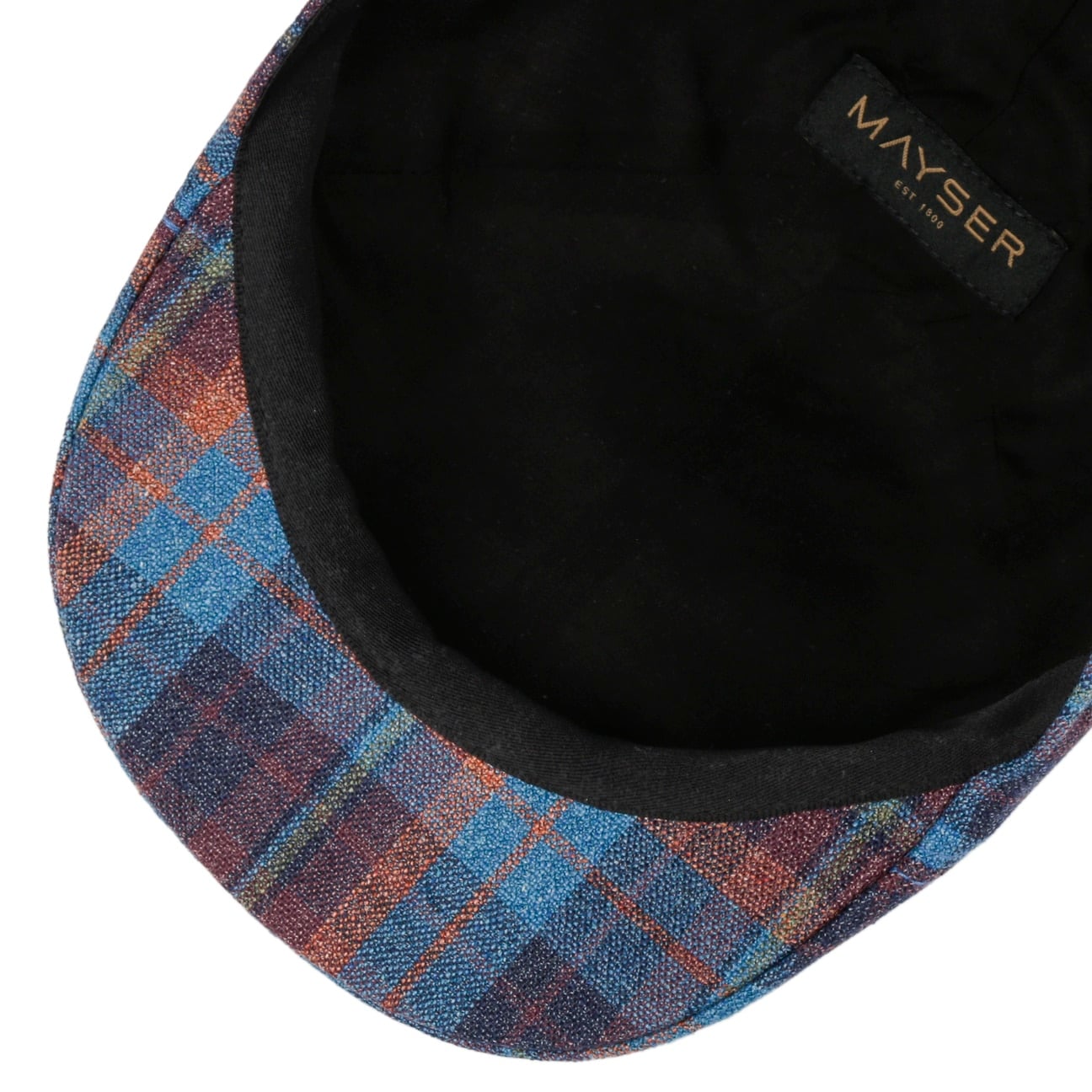 mayser-paddy-new-check-flatcap-karo-flatcap-aus-seide-schurwolle image 3