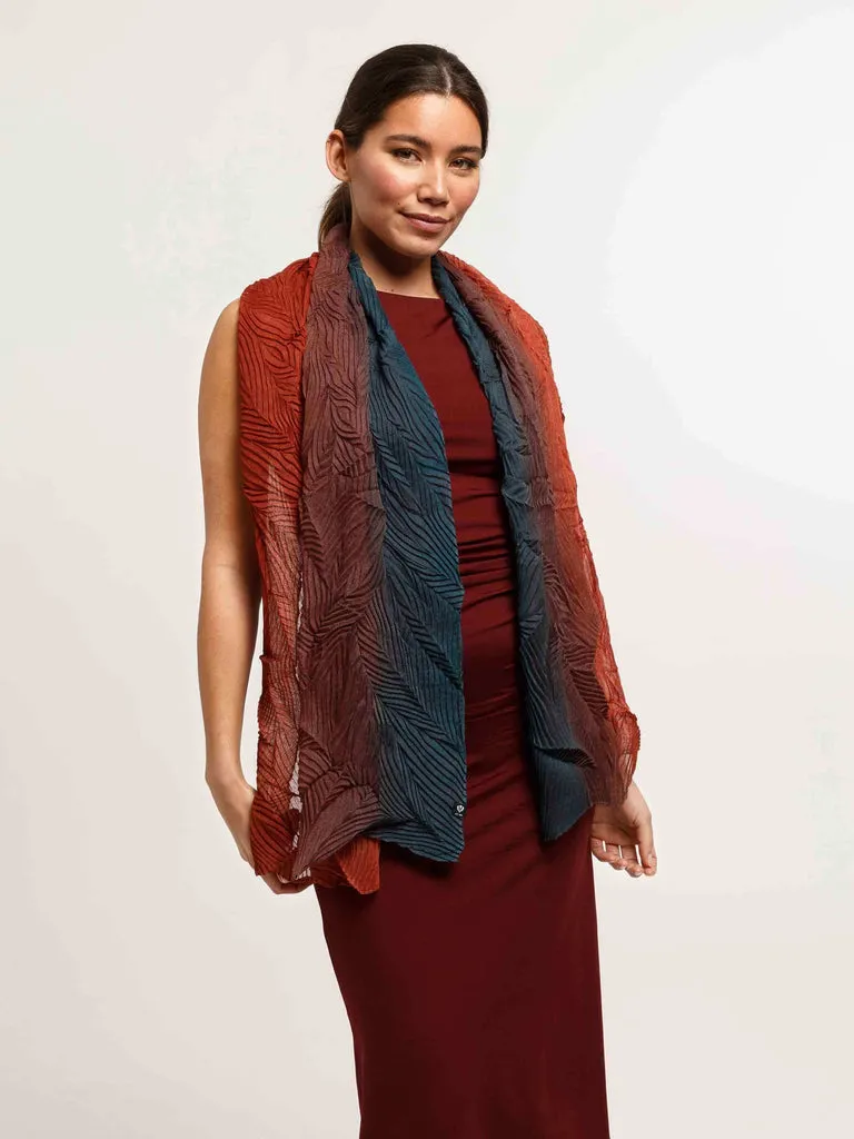 fraas-cashmink-plissee-schal-mit-farbverlauf-ombr-tuch-50-x-147-cm-aus-polyester image 1