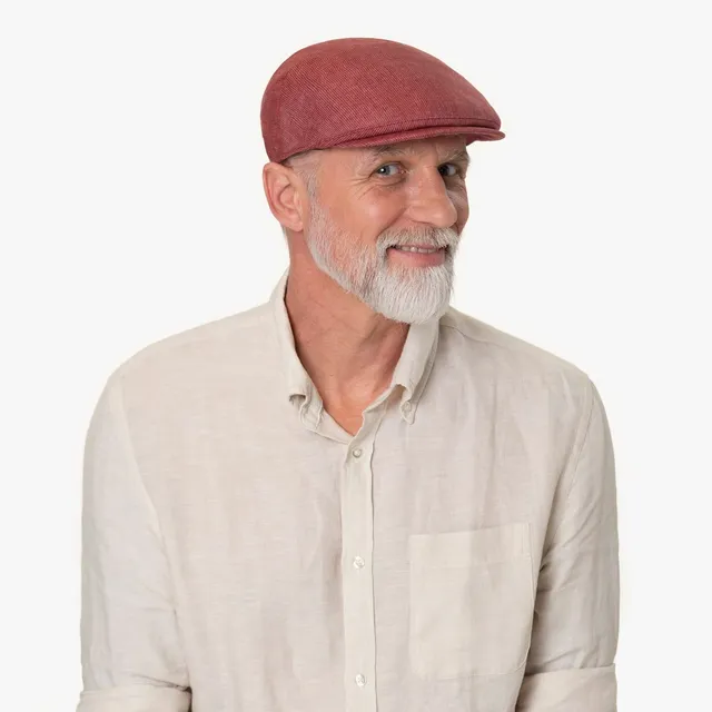 mayser-sidney-leinen-stripes-flatcap-schieberm-tze image 1