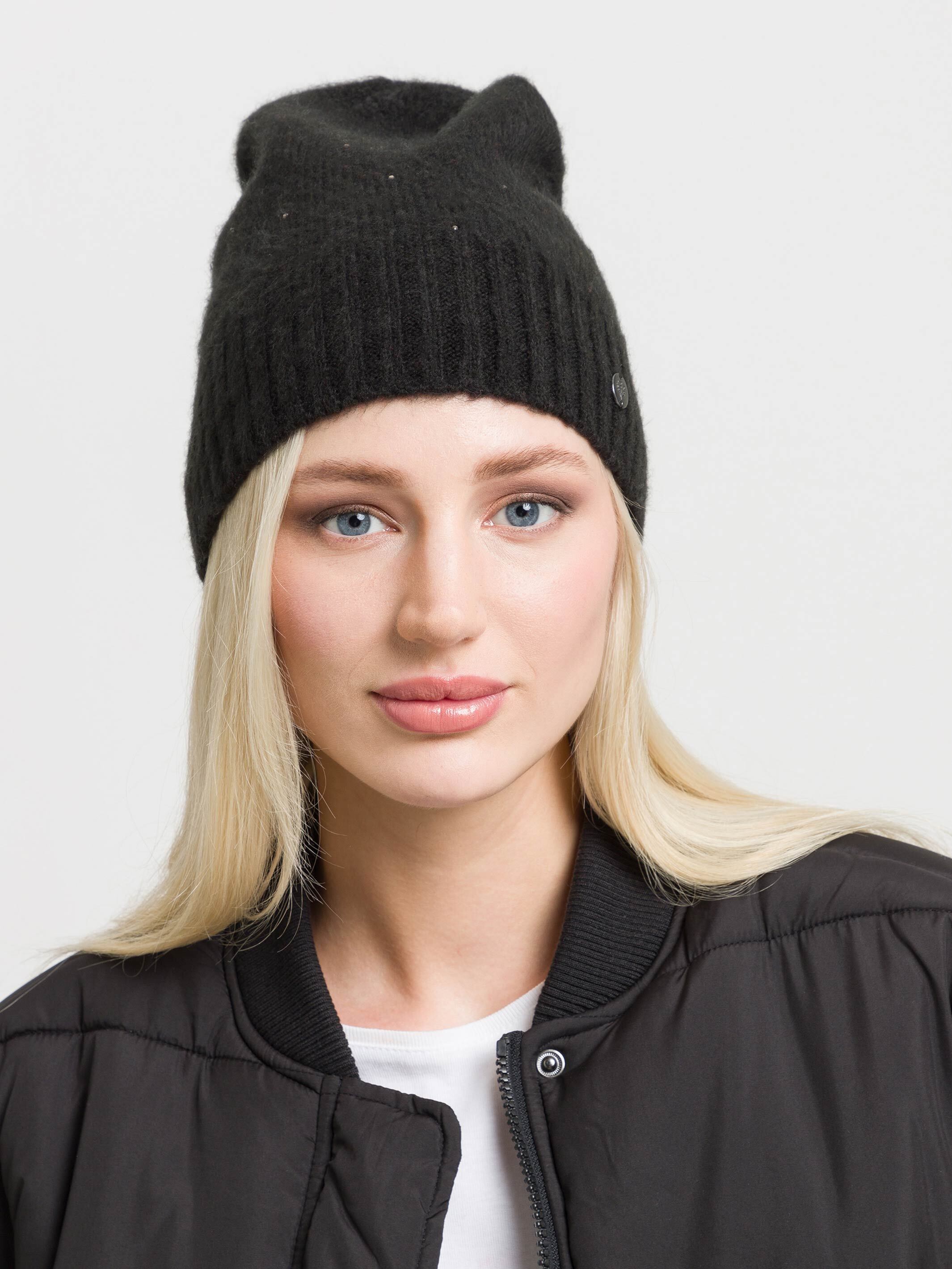 fraas-strickm-tze-beanie-mit-glitzersteinen-wollmischung image 6
