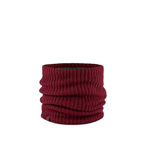 buff-knitted-polar-schlauchschal-vaed-mahogany image 8