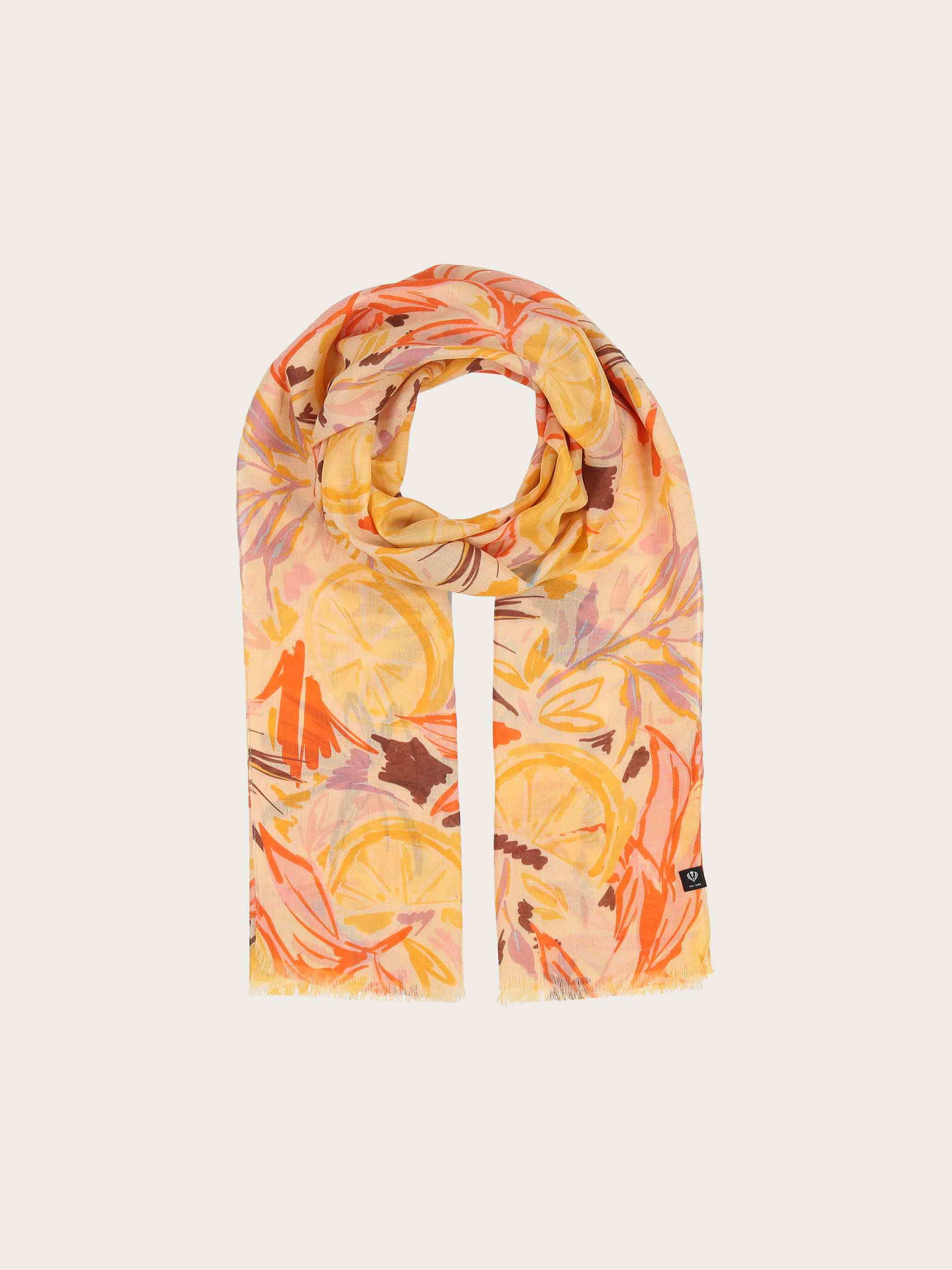 fraas-sustainability-collection-schal-mit-tropischem-pflanzen-design-aus-viskose image 7
