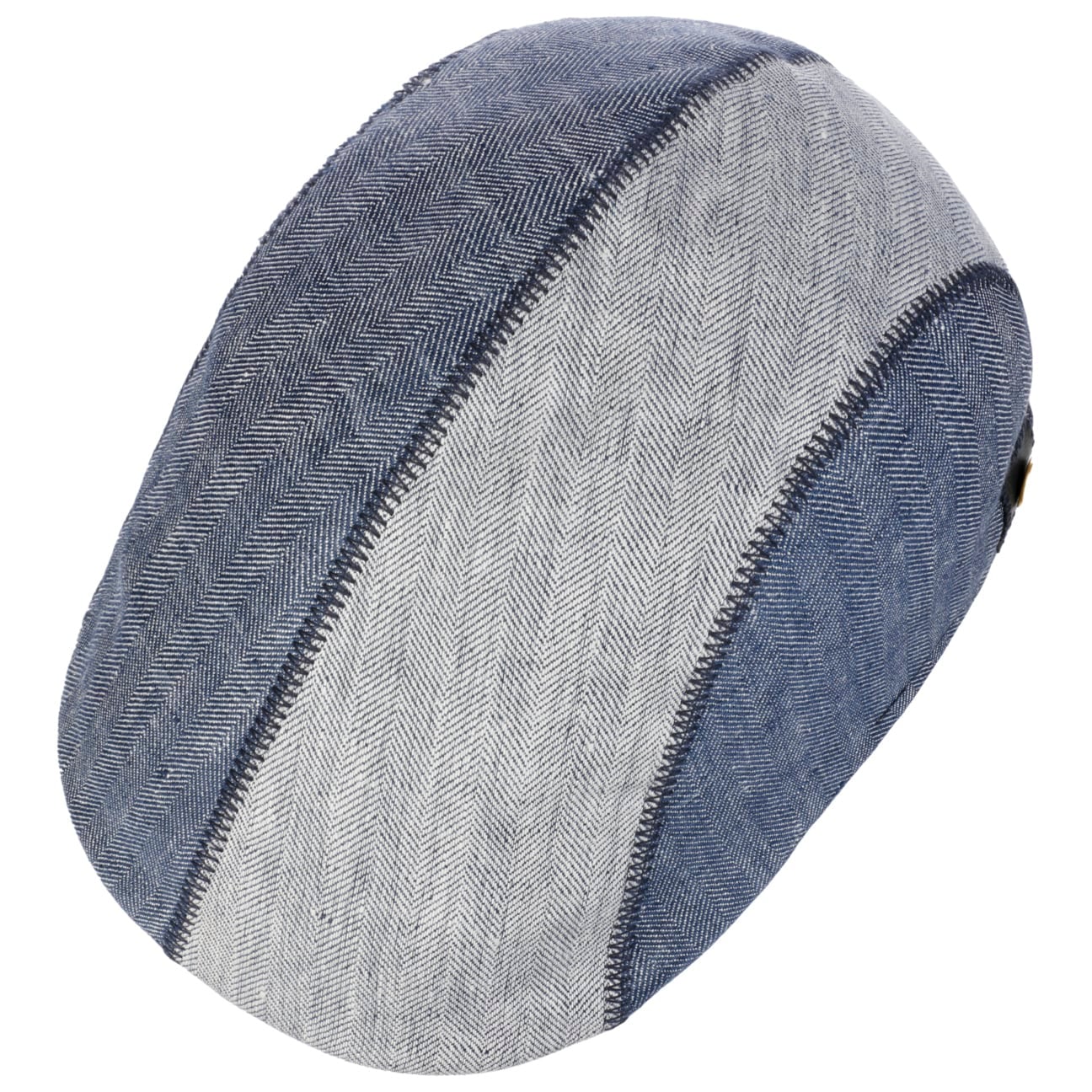 mayser-prince-twotone-leinen-flatcap-herren-fischgr-t image 3
