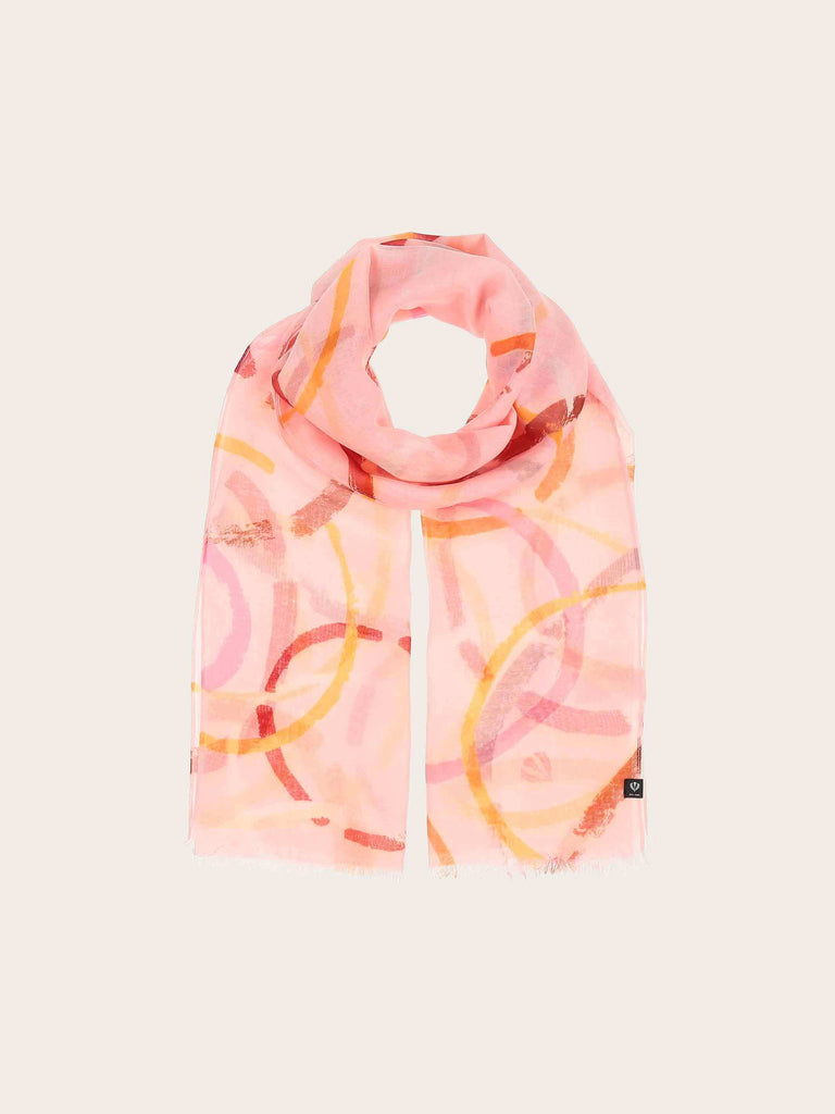 fraas-sustainability-collection-schal-mit-bunten-kreisen-70-x-180-cm-aus-recycel image 1