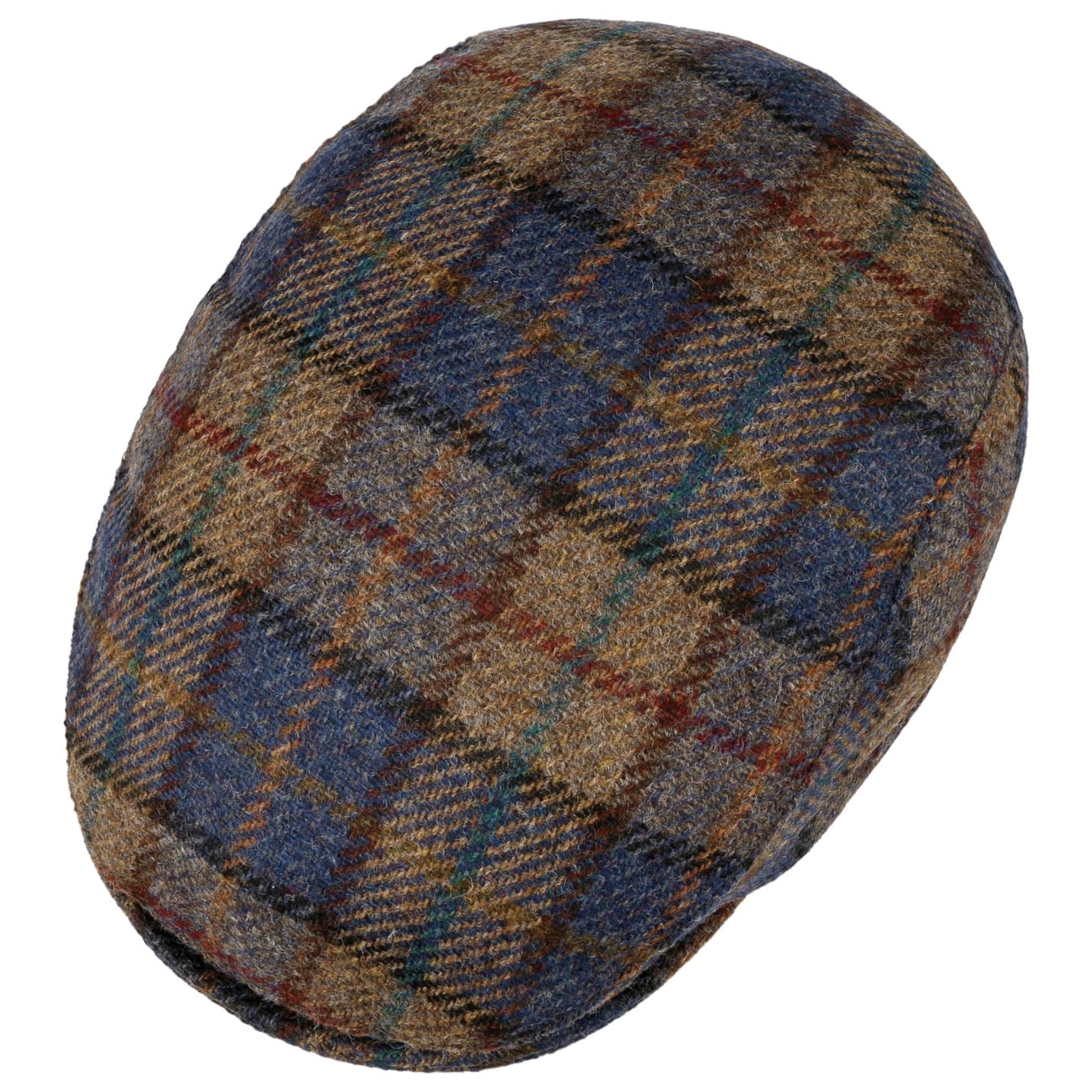 mayser-frankie-soft-check-shetland-flatcap-schurwoll-flatcap image 3