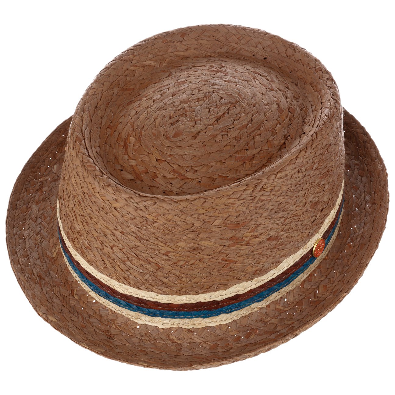 mayser-gareth-pork-pie-strohhut-herren-sommerhut-raffiastroh image 3