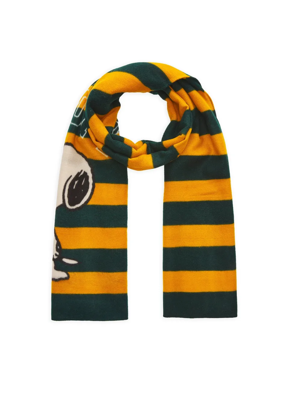 codello-peanuts-schal-mit-streifen-und-snoopy-motiv image 1