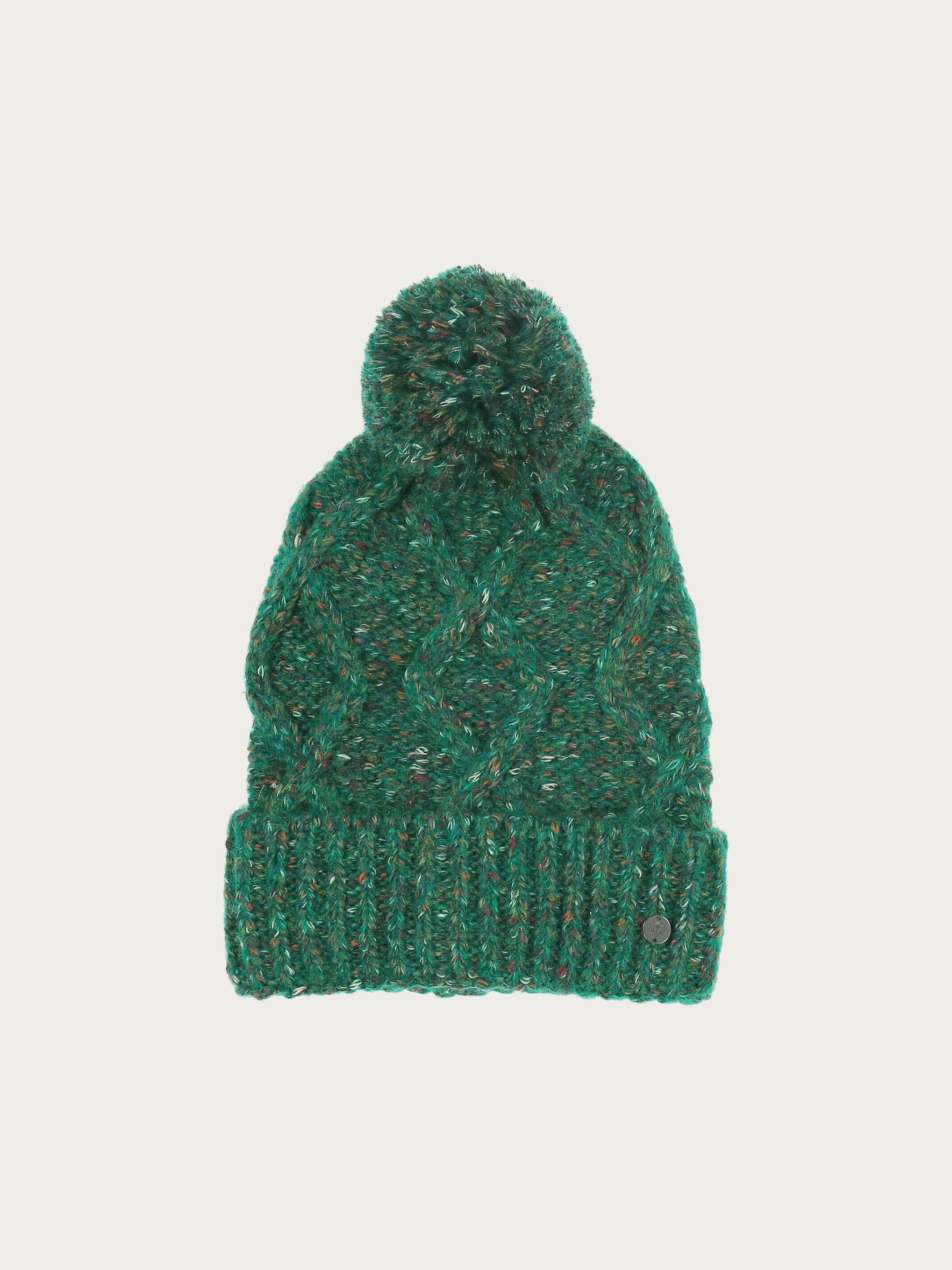 fraas-melierte-strickm-tze-mit-zopfmuster-damen-winterm-tze-blau-22-x-25-cm image 8
