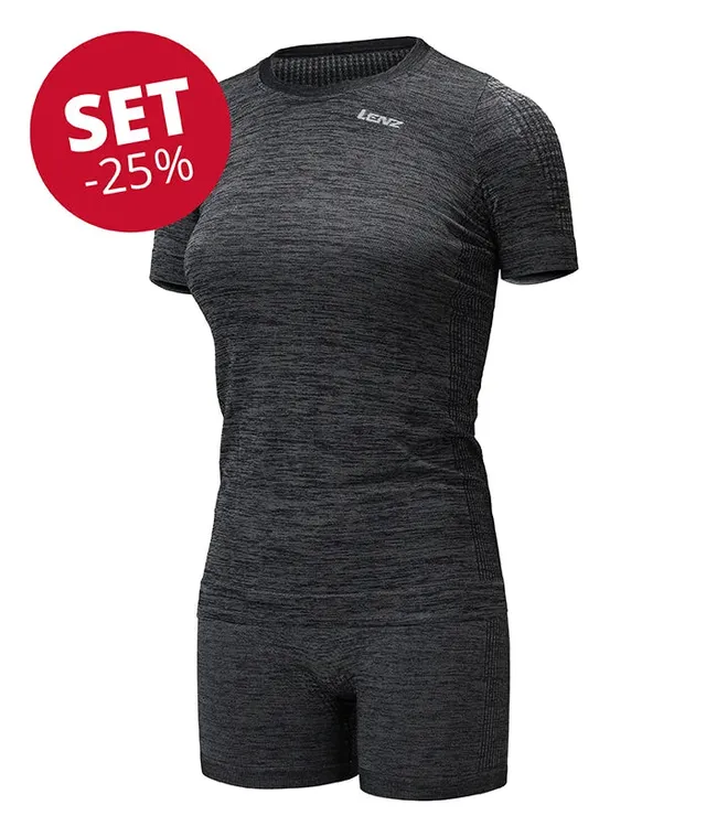 lenz-set-funktionsw-sche-t-shirt-boxer-pants-damen-carbon-cool-softtec-1-0 image 1