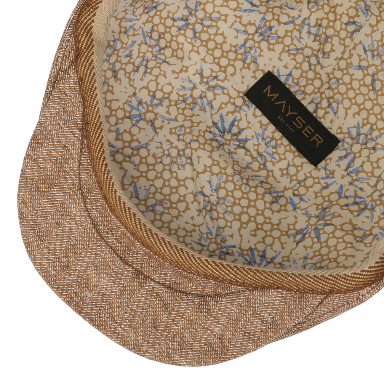 mayser-sidney-herringbone-leinen-flatcap-leichte-schieberm-tze-aus-reinem-leinen image 7