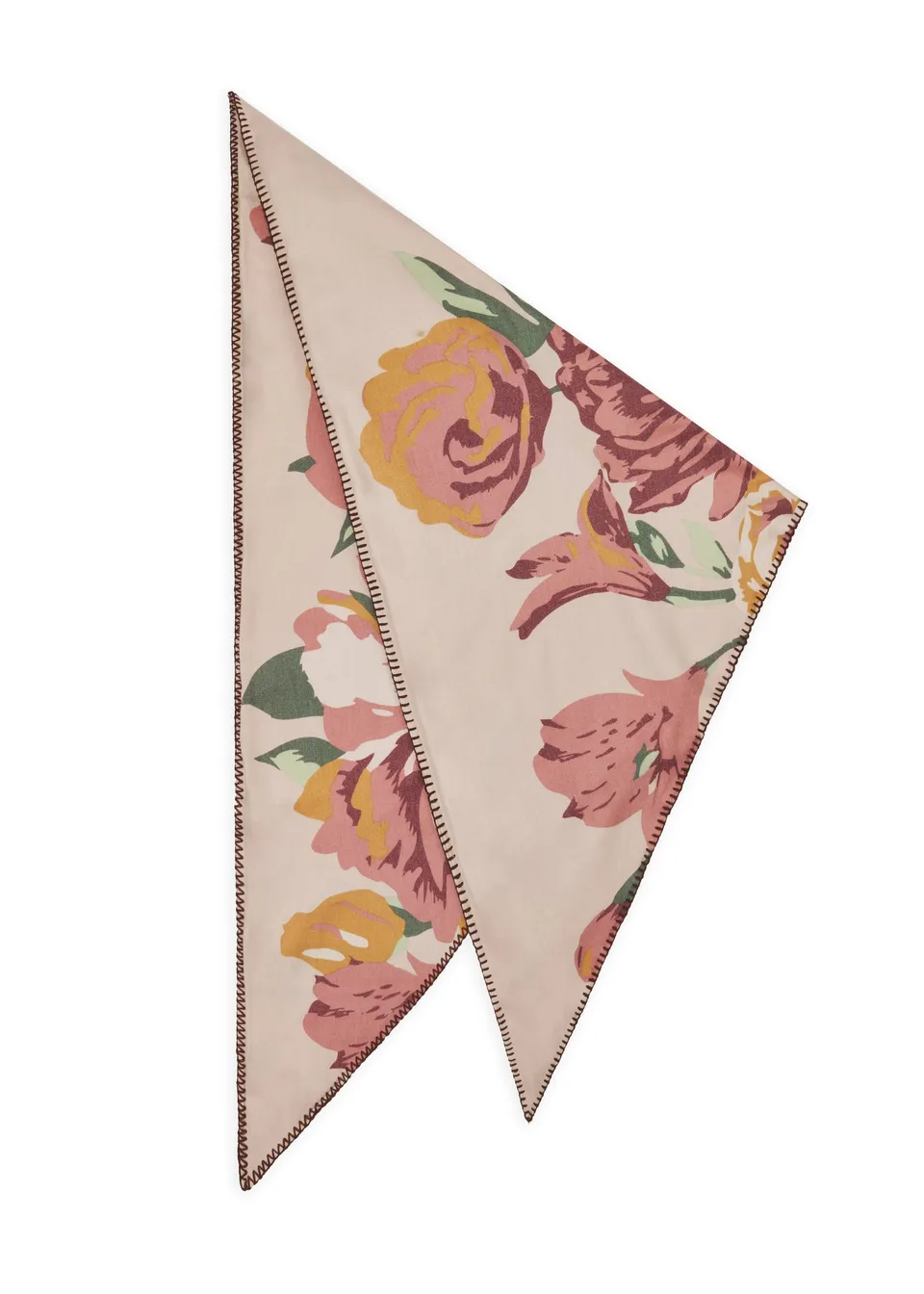 codello-kaschmirweiches-dreieckstuch-mit-blumen-muster image 1