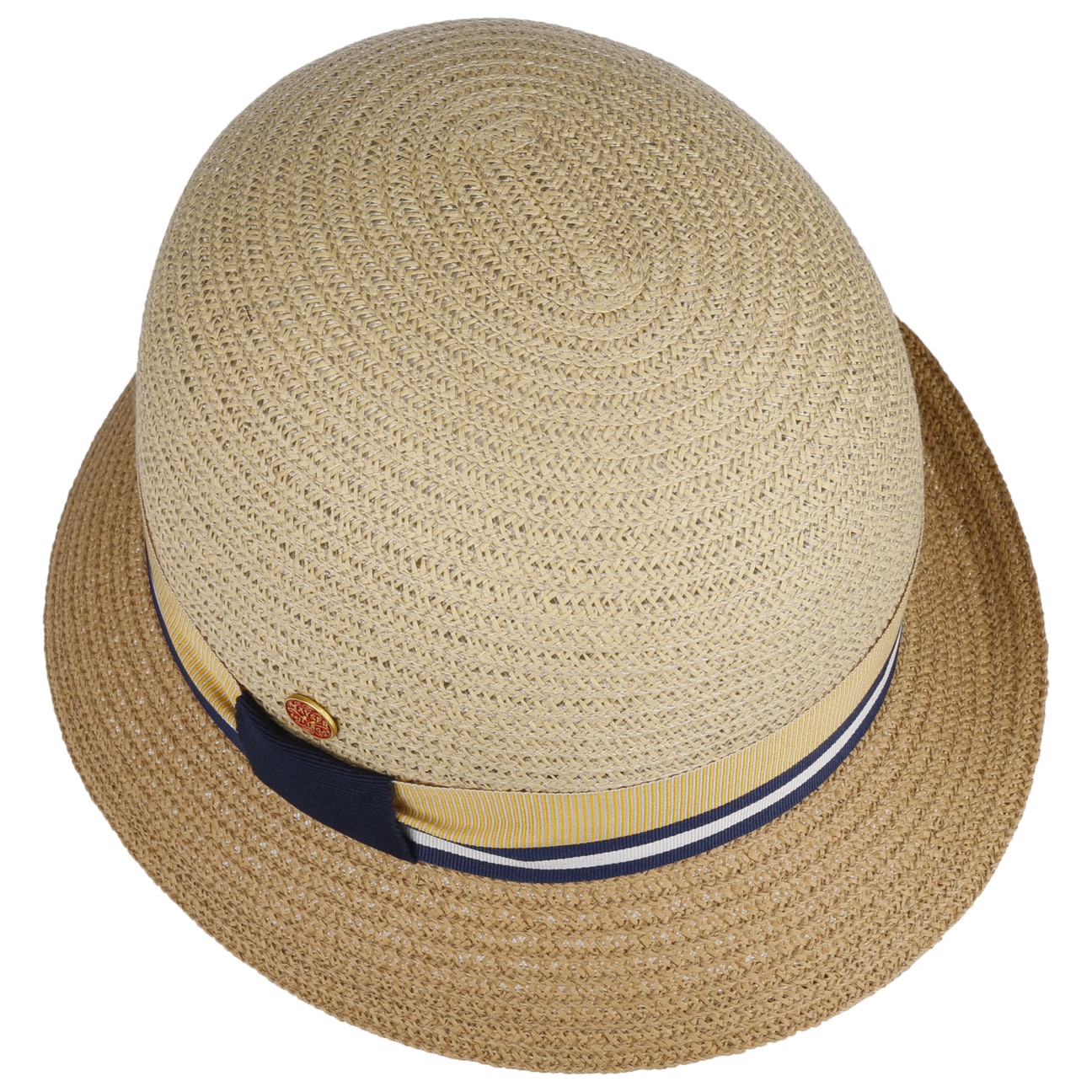 mayser-nanni-twotone-strohhut-damen-glockenhut-aus-papierstroh-faltbar image 3