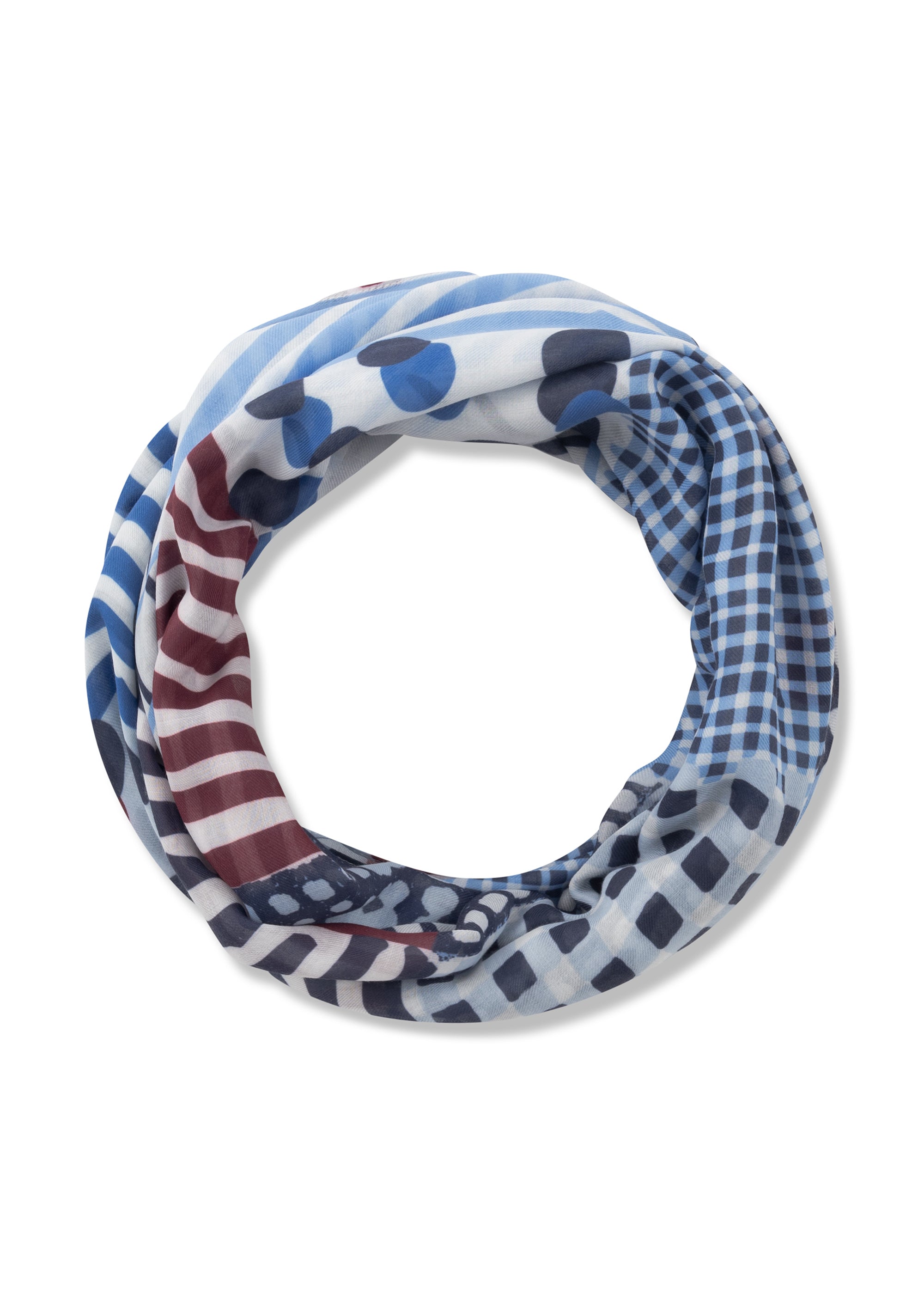 codello-loop-schal-aus-recyceltem-polyester-mit-grafischem-muster image 1