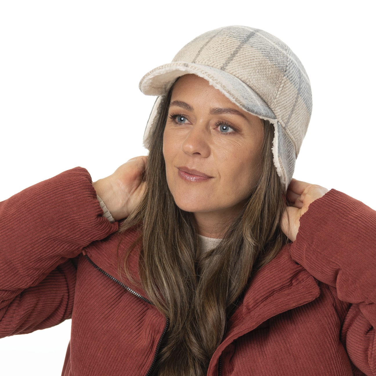 mayser-taja-check-cap-mit-ohrenklappen-karo image 2