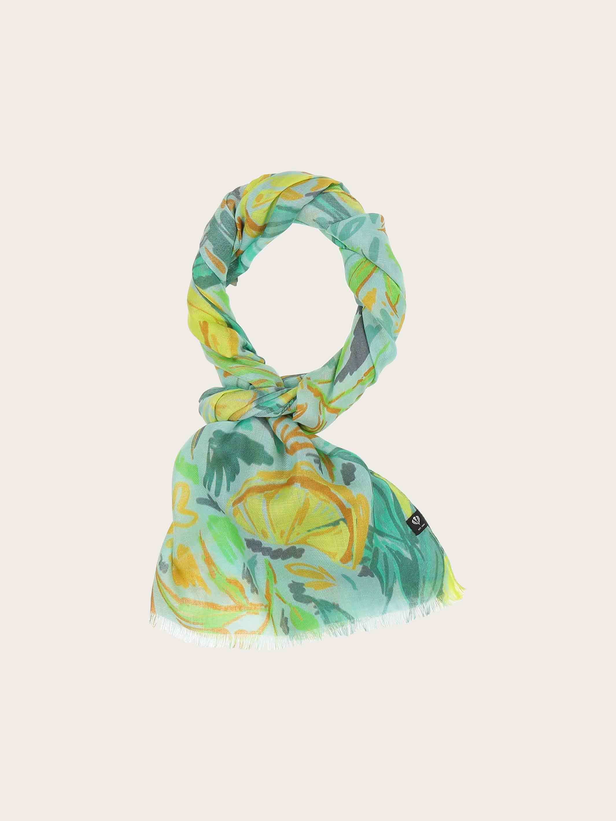 fraas-sustainability-collection-schal-mit-tropischem-pflanzen-design-aus-viskose image 5
