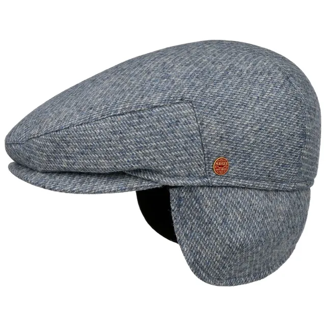 mayser-merlino-check-flatcap-mit-ohrenklappen-aus-schurwolle image 1