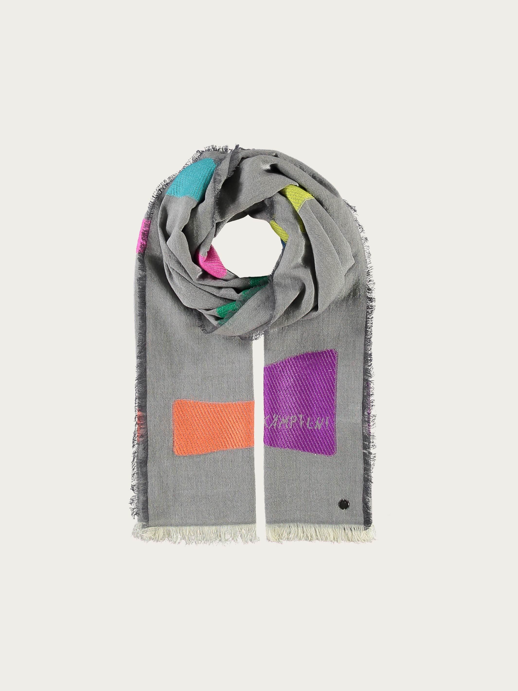 fraas-cashmink-stola-du-musst-k-mpfen-regenbogen-baumwolle image 2