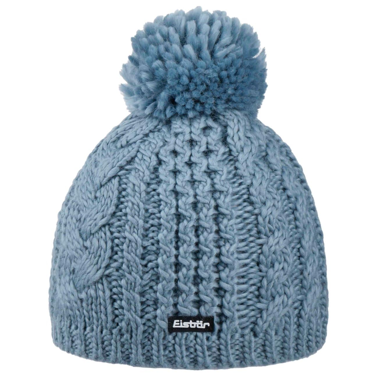 eisb-r-afra-pompon-m-tze-damen-merino-bommelm-tze-mit-zopfmuster image 2