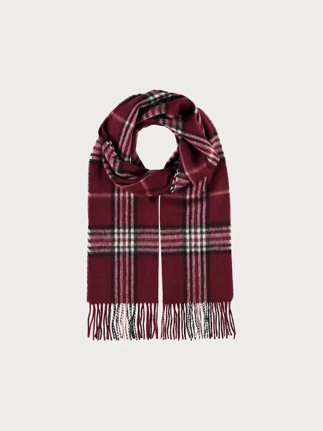 fraas-schal-kaschmir-wollmischung-fraas-plaid-karo-180-x-28-cm image 1