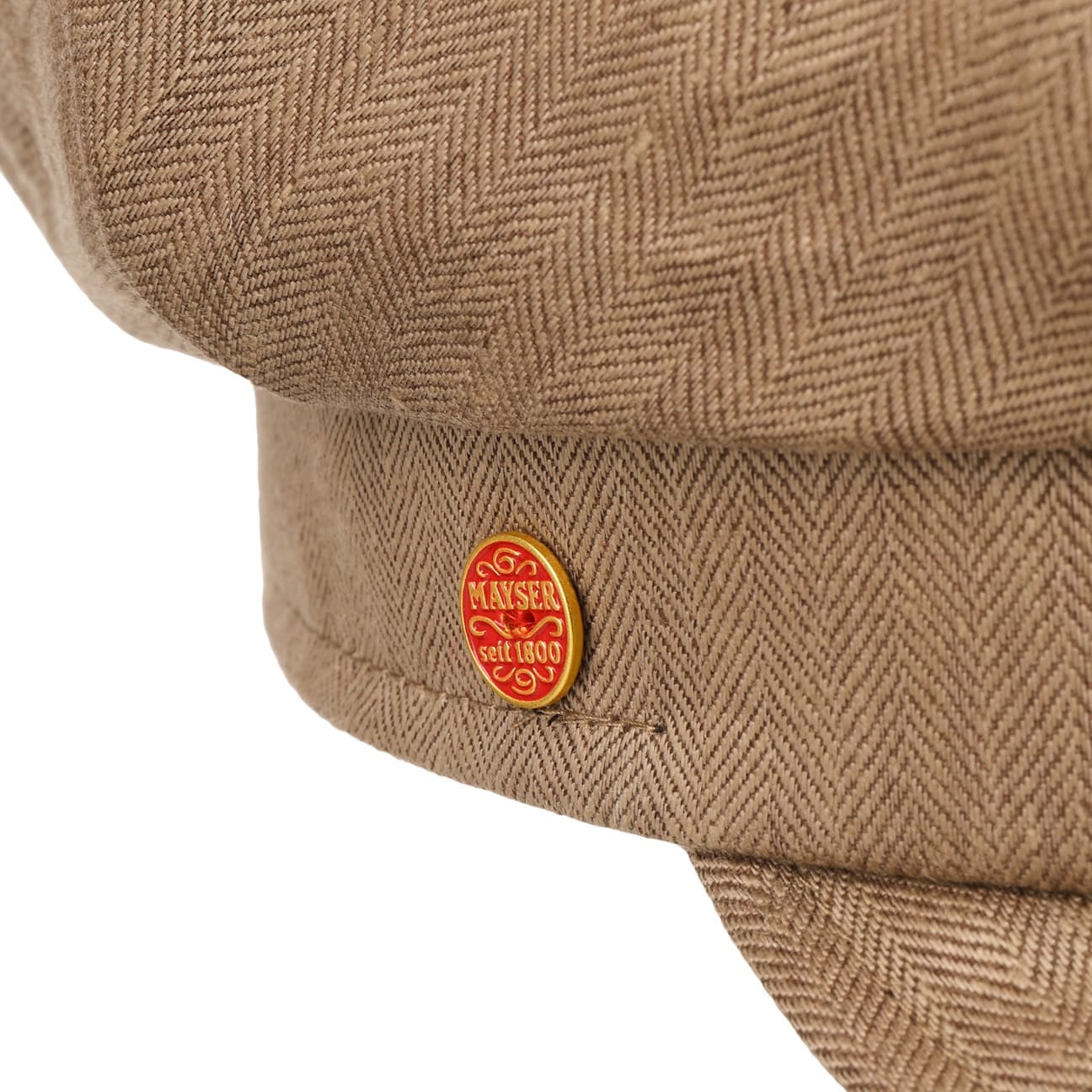 mayser-anja-herringbone-leinen-ballonm-tze-damen image 4