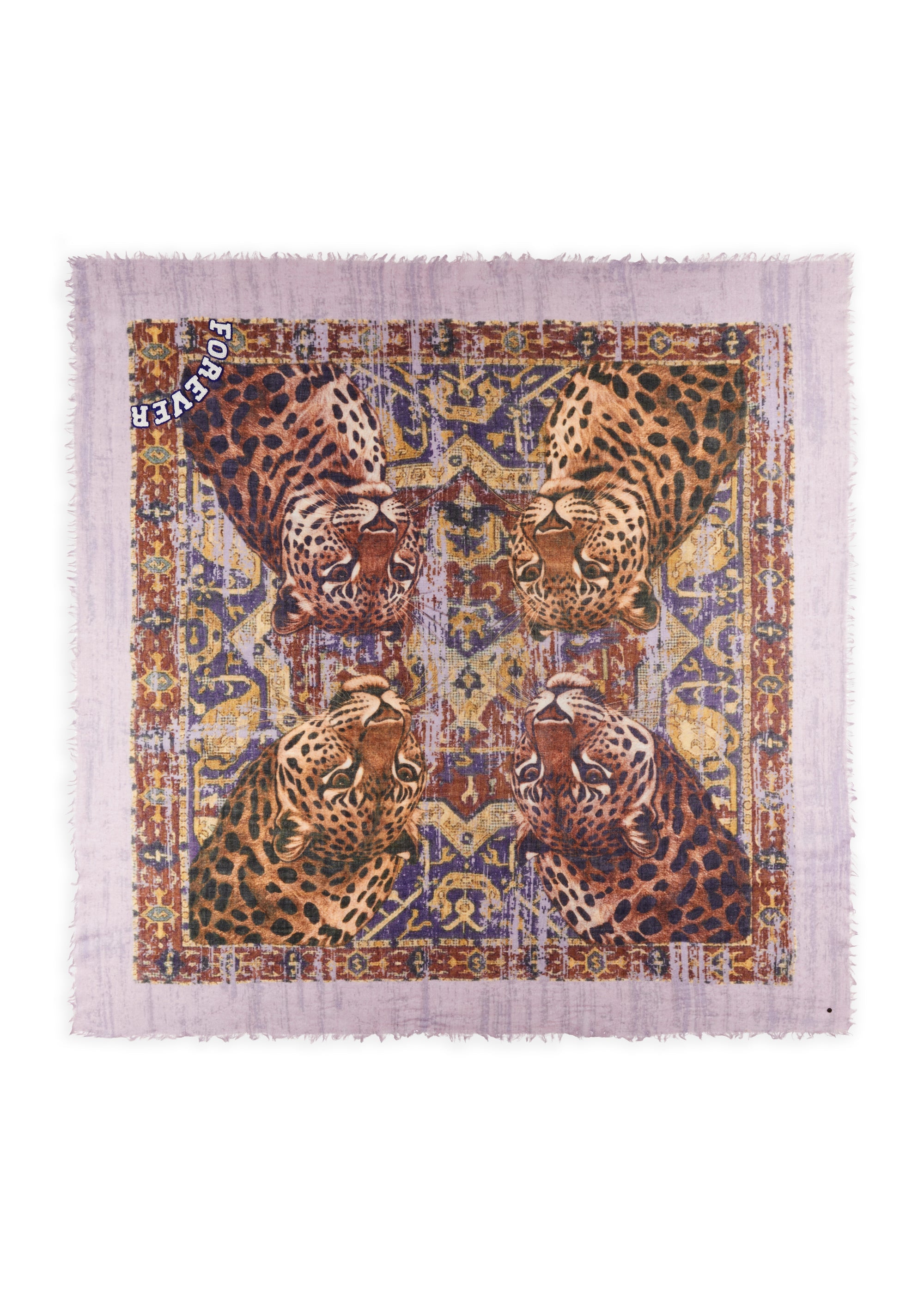 codello-tuch-aus-wolle-mit-leoparden-motiv-und-forever-stickerei image 1