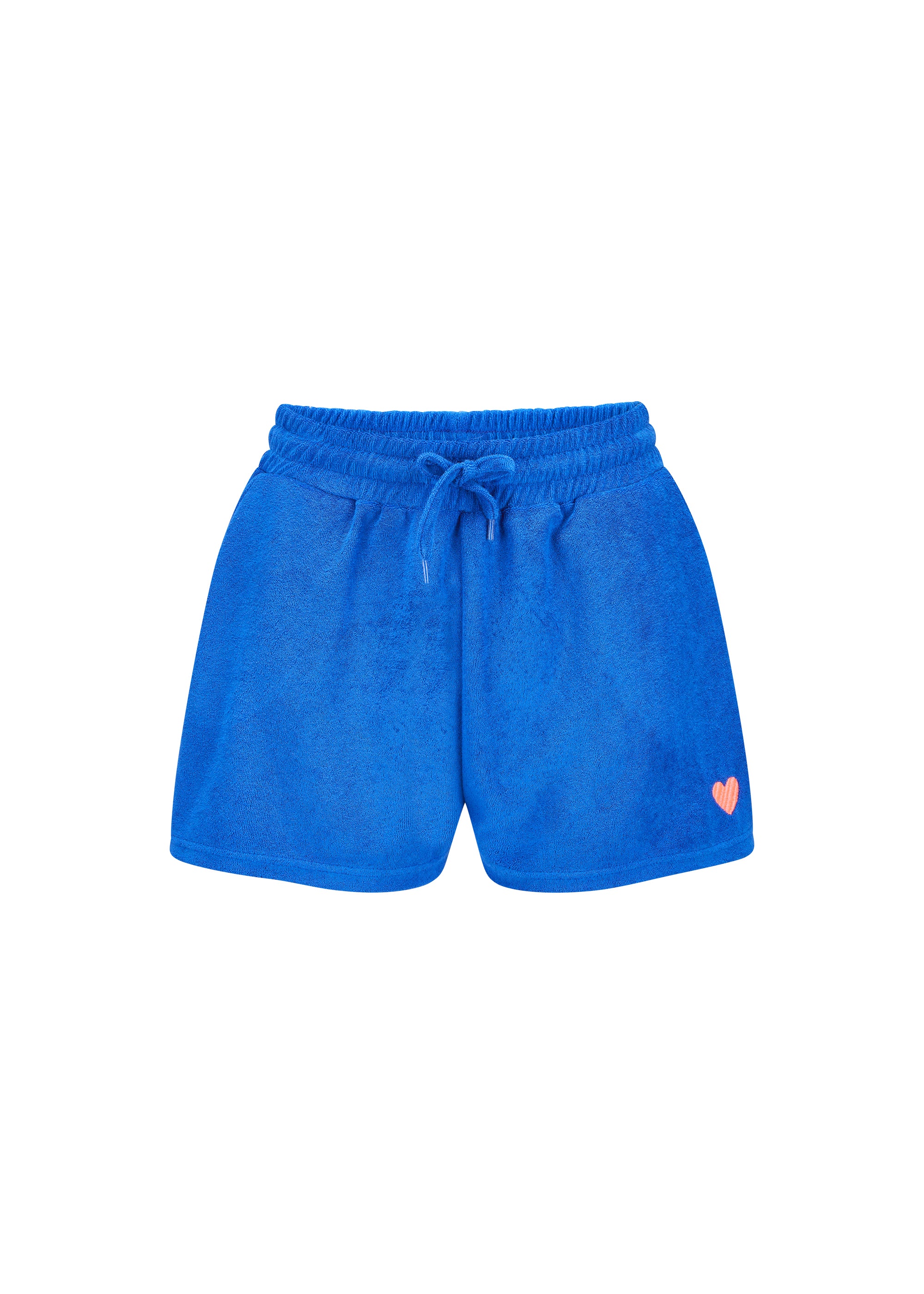 codello-frottee-shorts-mit-herz-stickerei-baumwoll-mix-summer-collection image 2