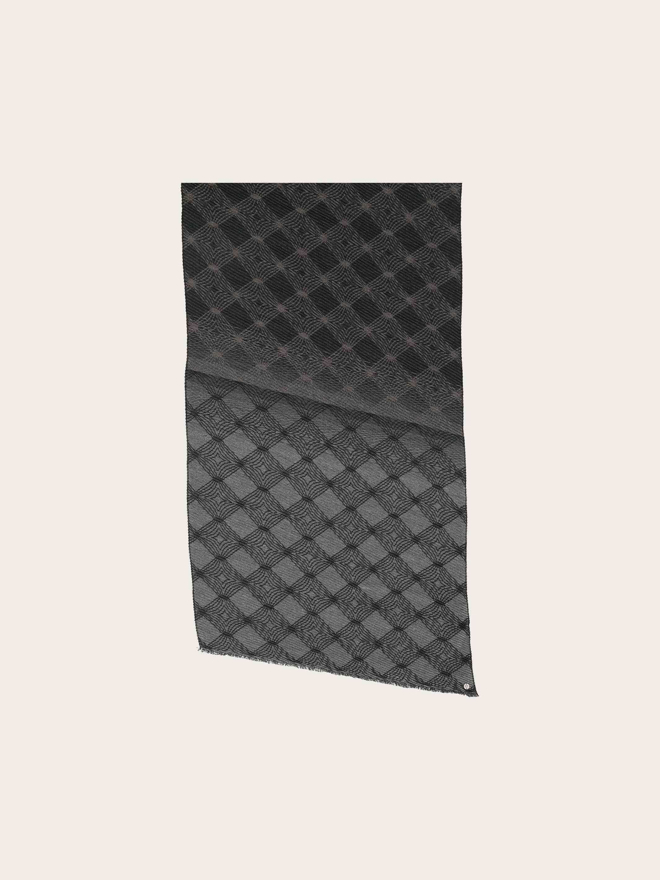 fraas-glitzernder-plissee-schal-mit-geometrischem-muster-63-x-180-cm image 8