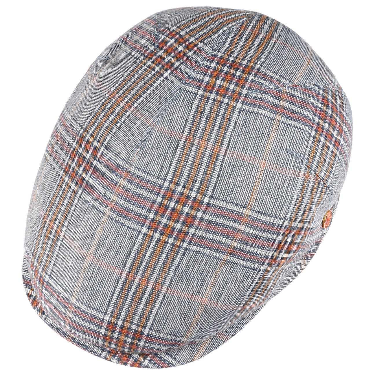 mayser-sidney-superior-leinen-check-flatcap-herren-karo image 3