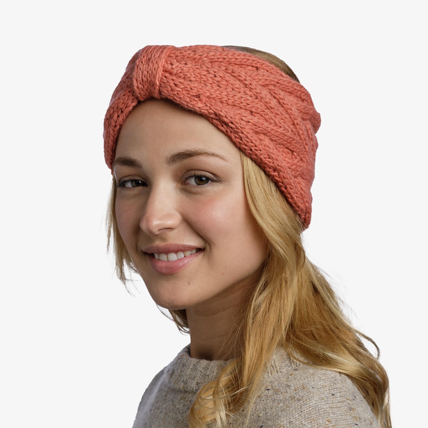 buff-knitted-stirnband-crimson-red-unisex-erwachsene image 4