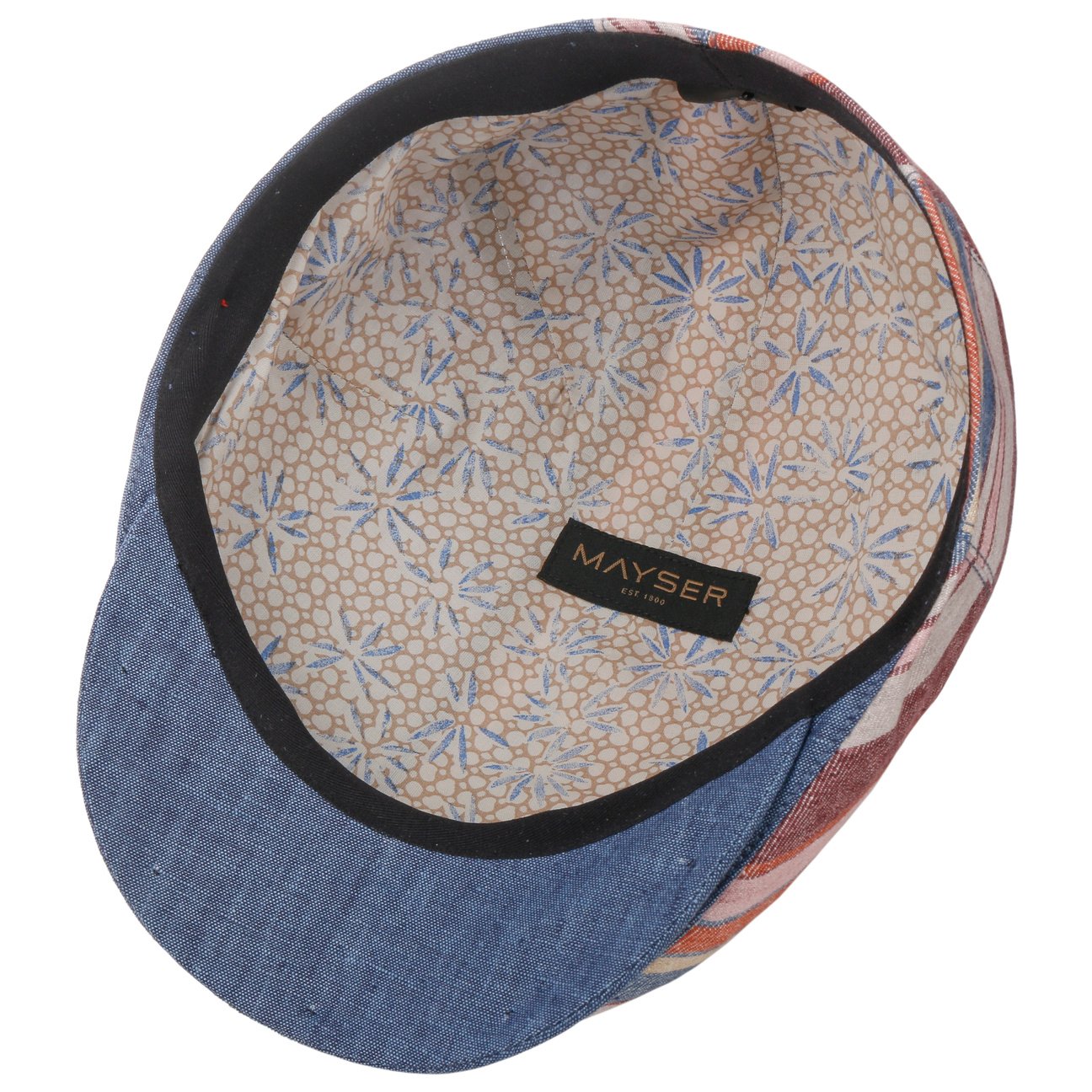 mayser-jasper-stripes-leinencap-flatcap image 8