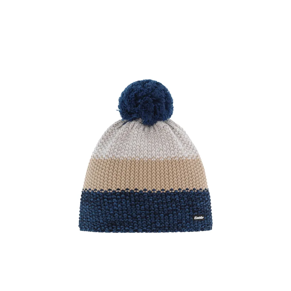 eisb-r-star-pompon-rl-beanie-strickm-tze-mit-bommel-und-fleecefutter-merinowolle image 1