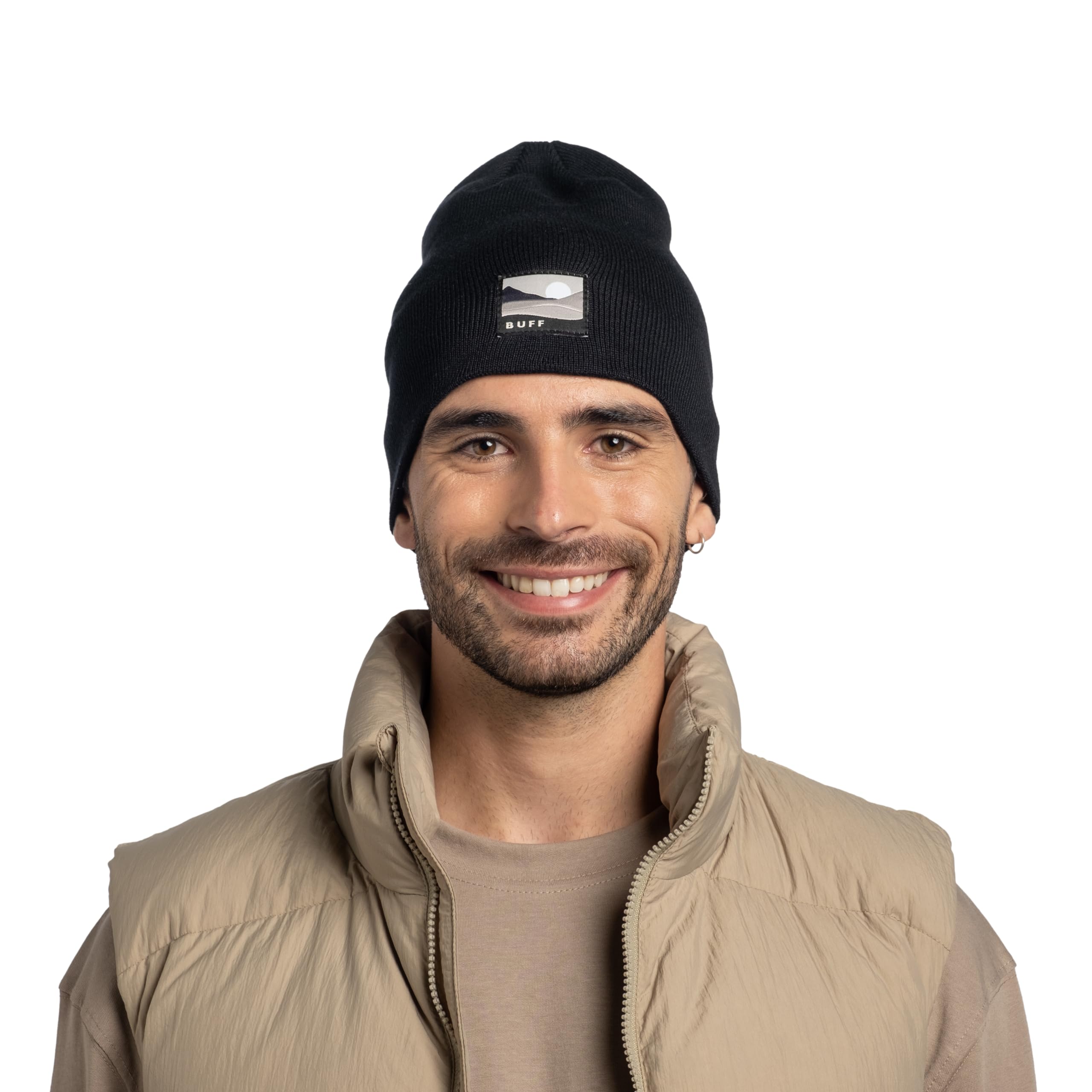 buff-strickm-tze-schwarz-unisex-erwachsene image 3