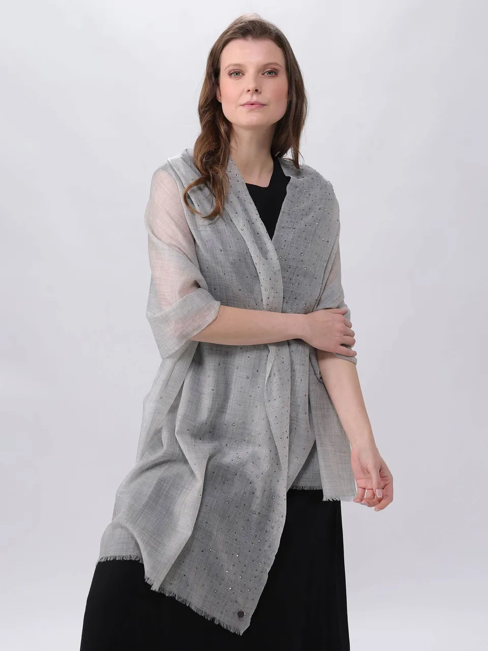 fraas-stola-mit-strass-in-kaschmirmischung-70-x-180-cm image 1