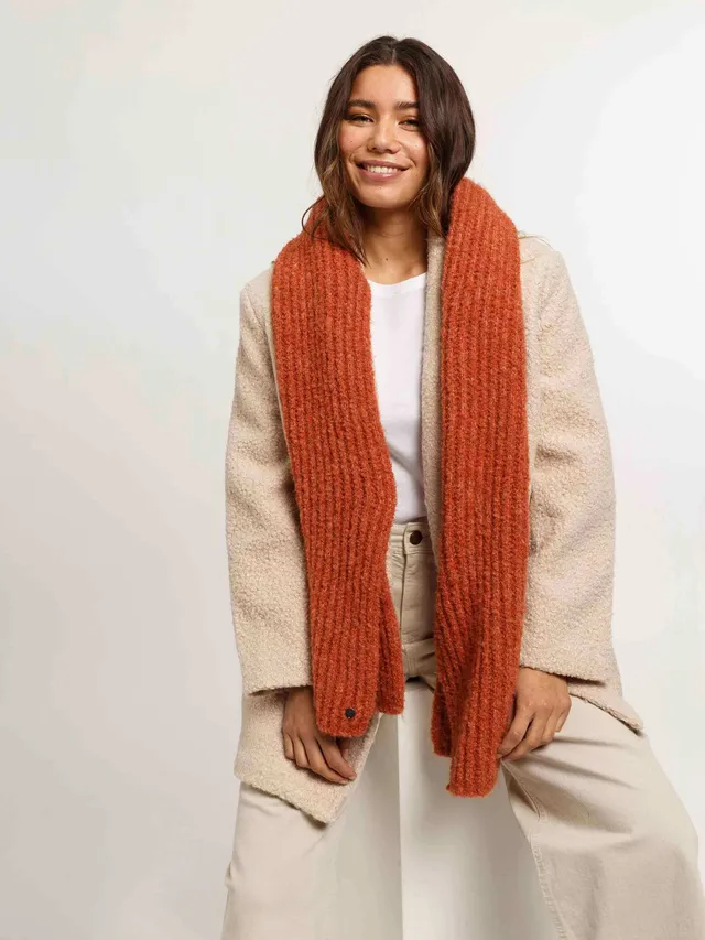 fraas-sustainability-edition-gerippter-strickschal-boucl-30-x-180-cm image 1