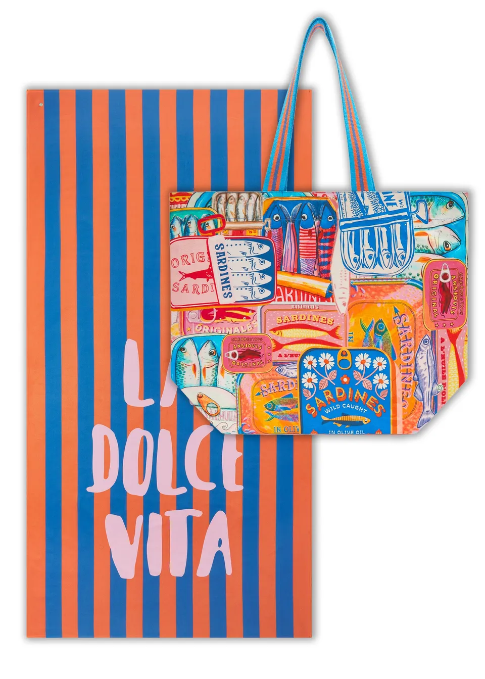 codello-set-aus-shopper-und-strandtuch-la-dolce-vita image 1