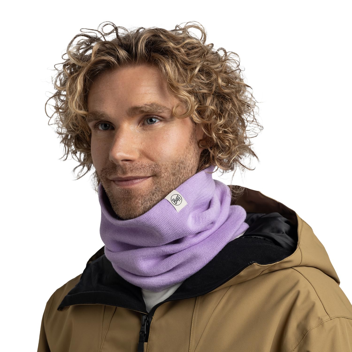 buff-knitted-neckwear-rundstrick-schal-zweilagiger-neckwarmer image 4