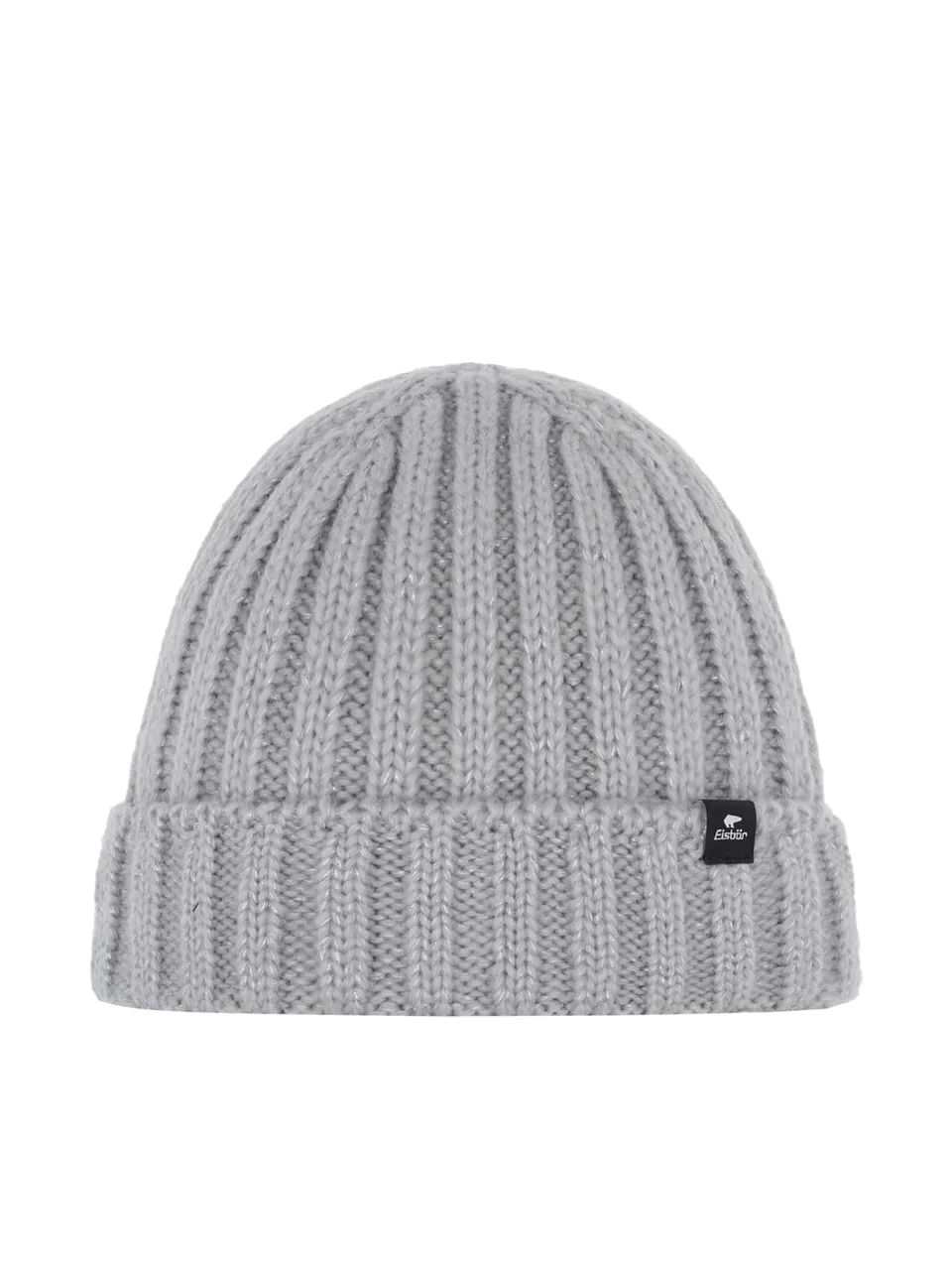 eisb-r-alea-strickm-tze-mit-umschlag-schwarz image 1