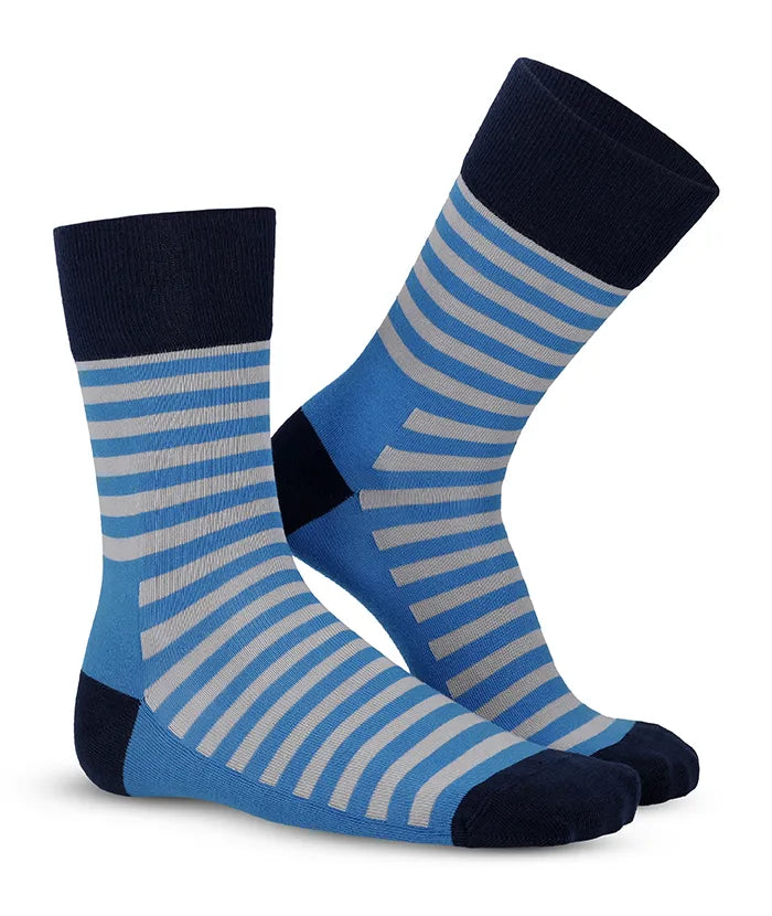 lenz-soft-touch-herren-socken-streifen-blau-komfortsocken image 4