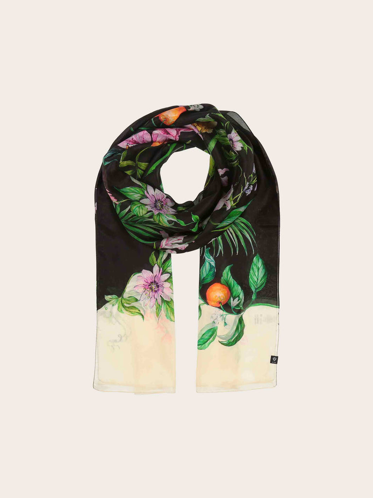 fraas-cashmink-xl-seidenstola-mit-jungle-design-100-x-200-cm image 1