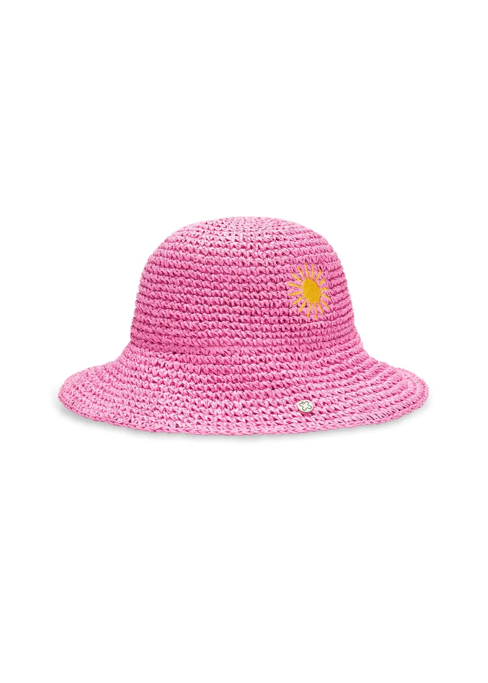 codello-bucket-hat-aus-paper-straw-mit-sonnen-stickerei-pink image 1