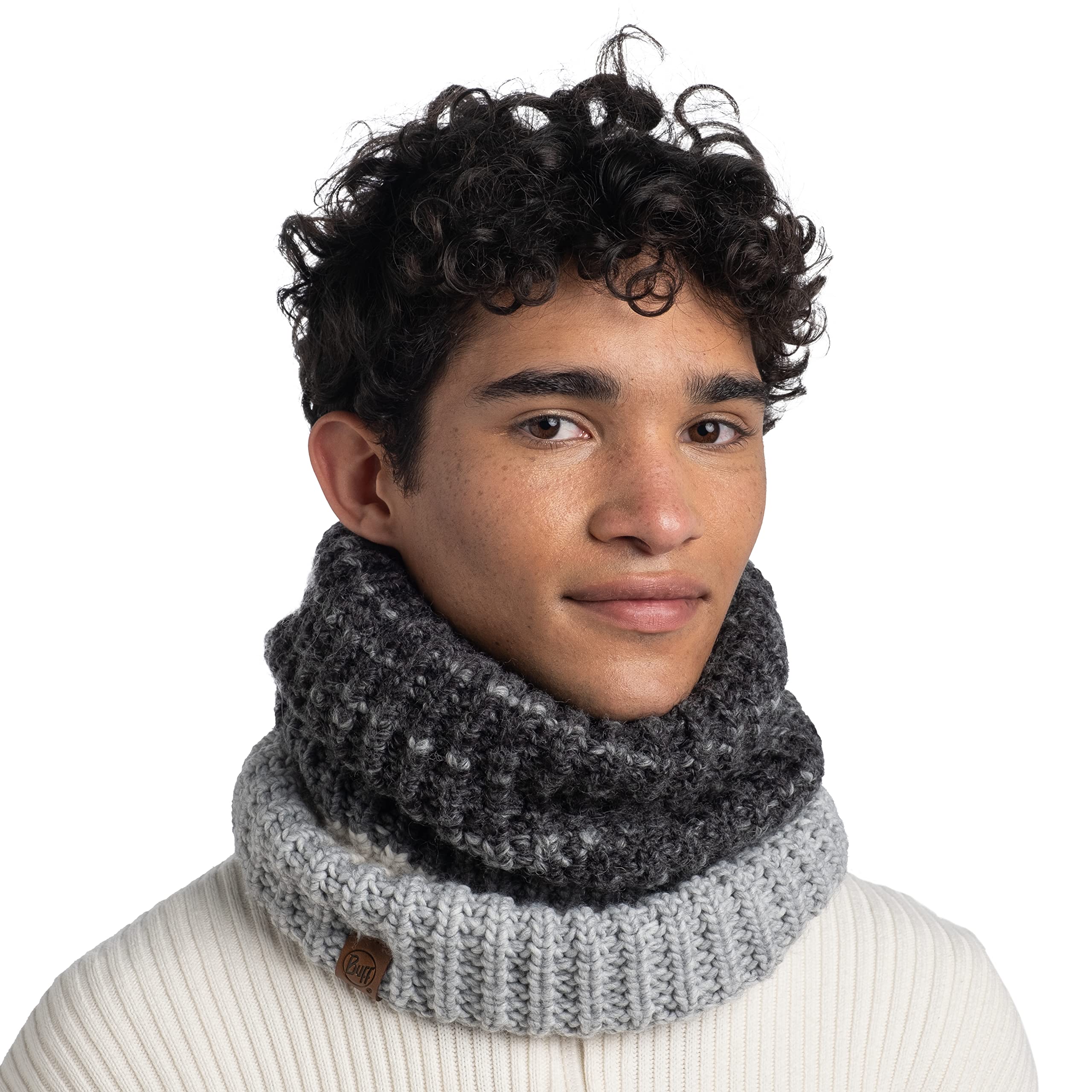 buff-strick-polar-schlauchschal-alina-grey image 2