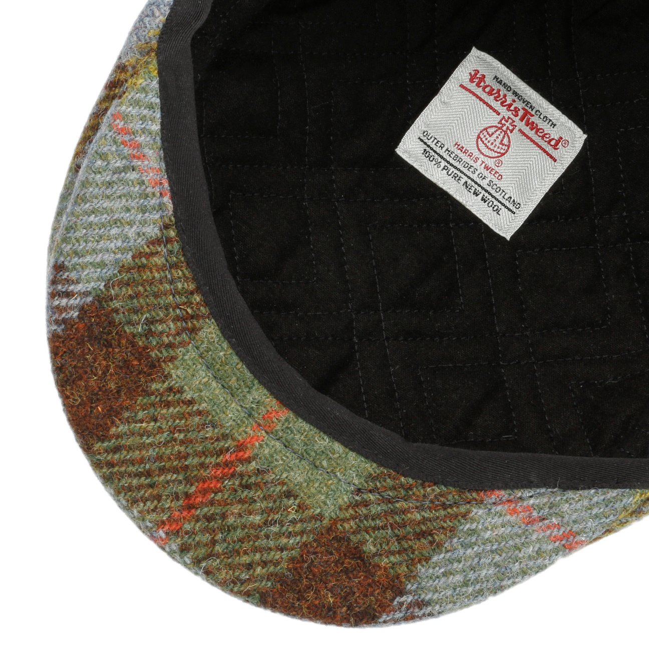 mayser-erik-harris-tweed-flatcap-herren-schurwolle-karo-mit-berkaro image 4