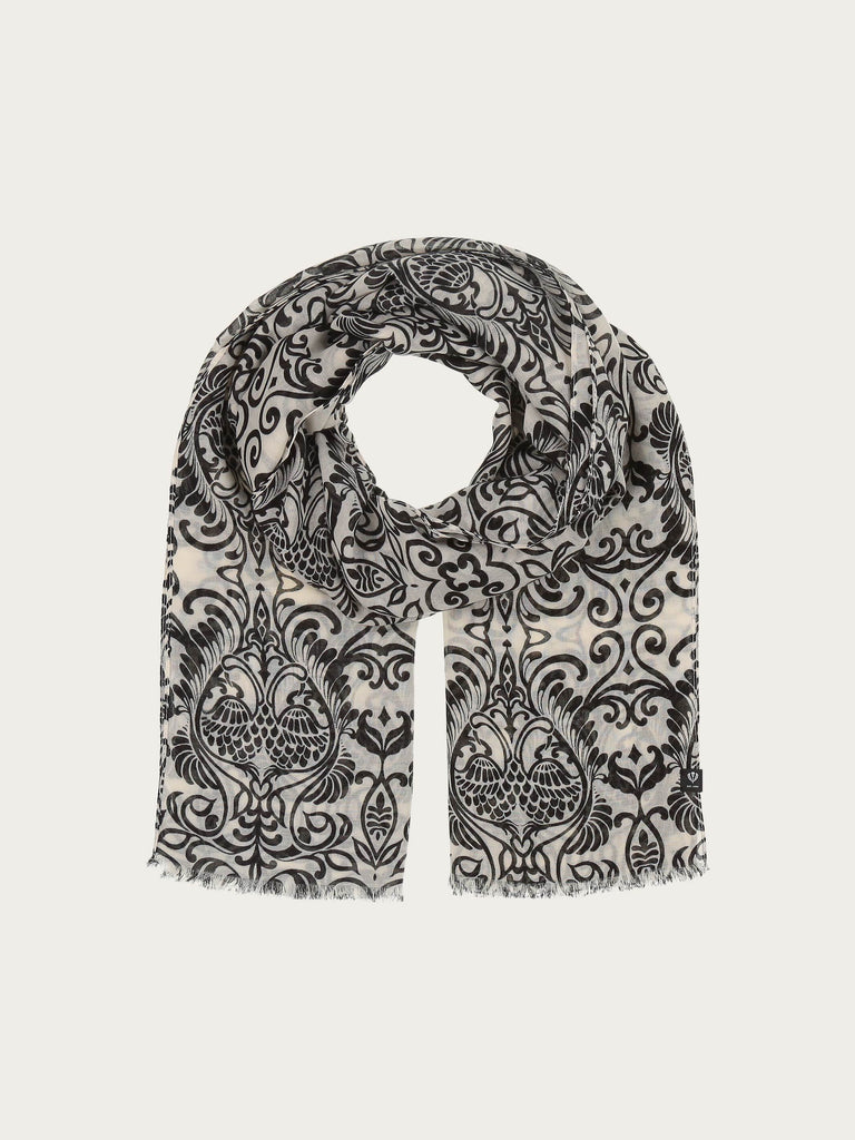 fraas-sustainability-edition-schal-ranken-design-aus-recyceltem-polyester image 1
