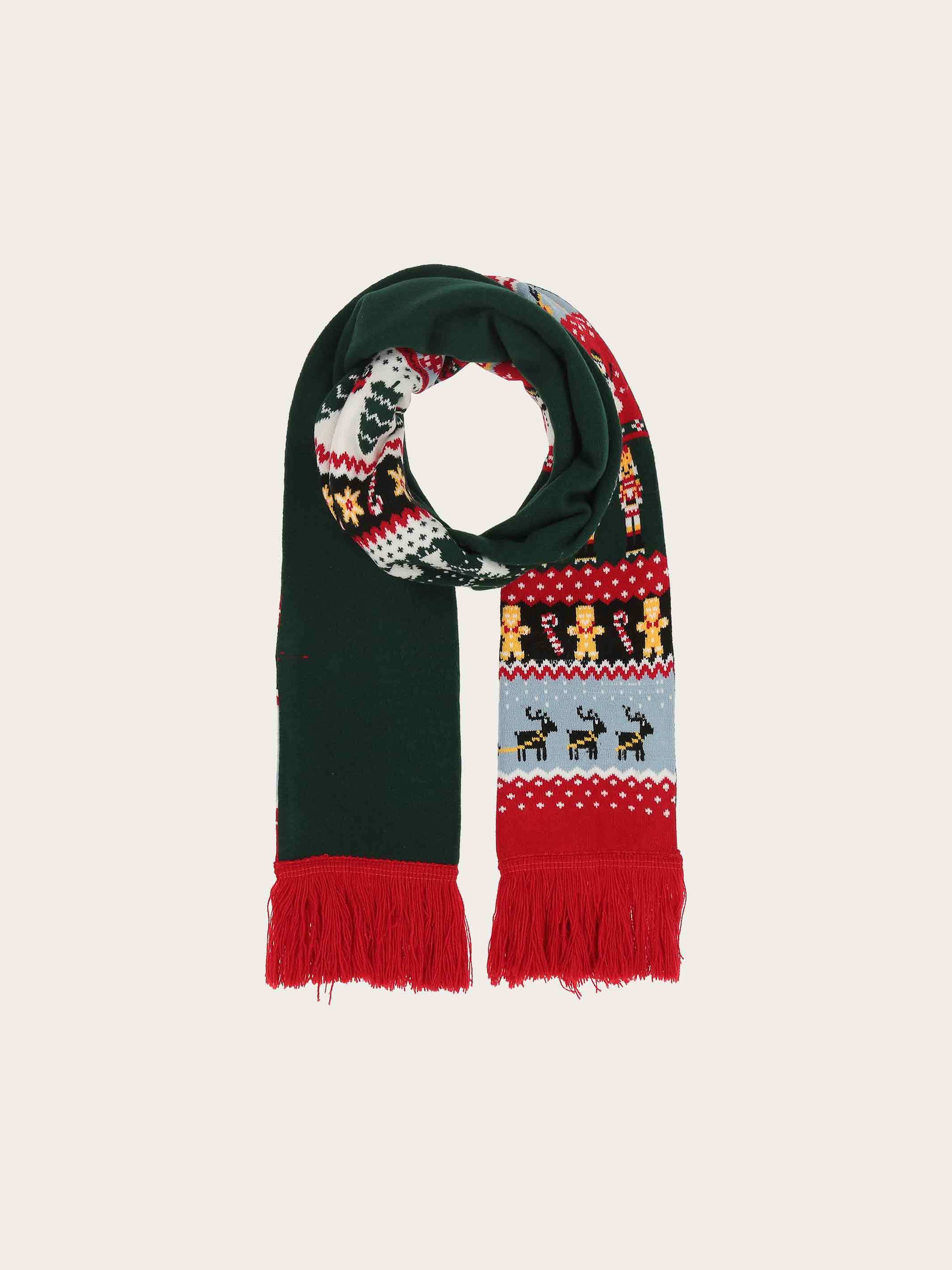 fraas-strickschal-mit-weihnachts-motiv-18-x-171-cm image 1