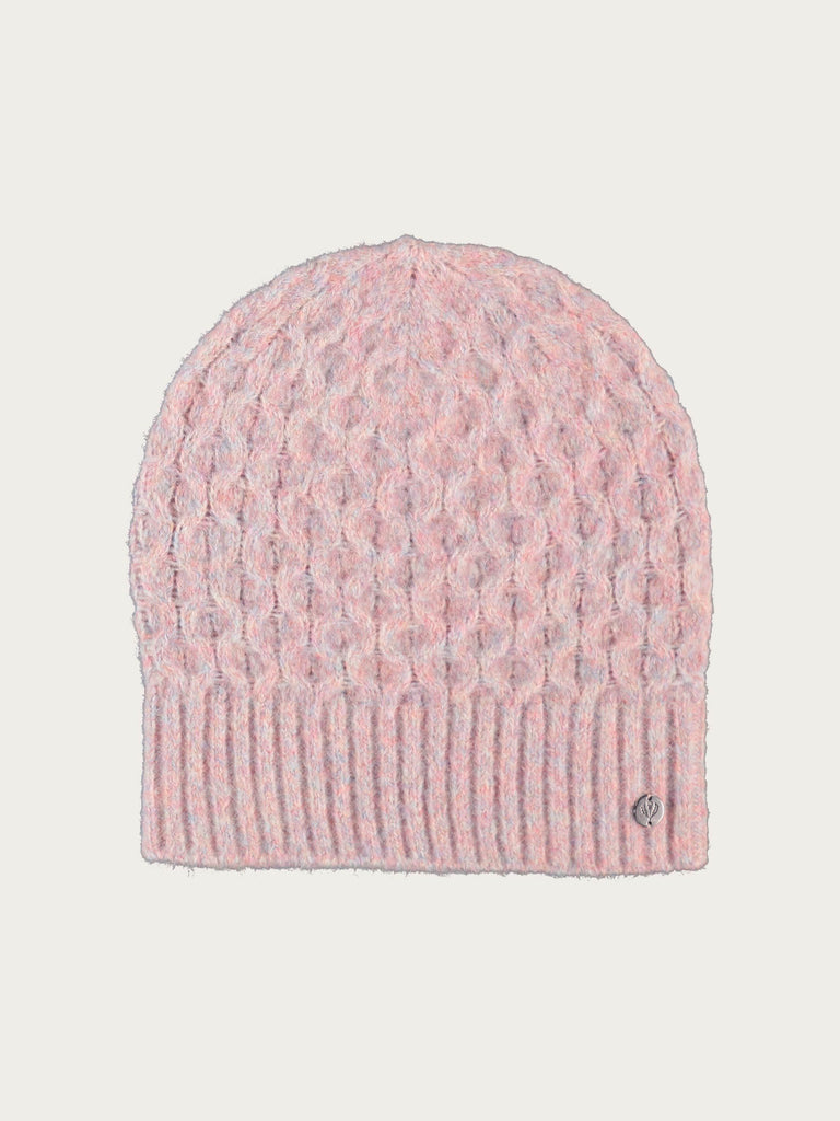 fraas-strickm-tze-mit-3d-wabenmuster-in-wollmischung-und-breiter-umschlagkante image 1