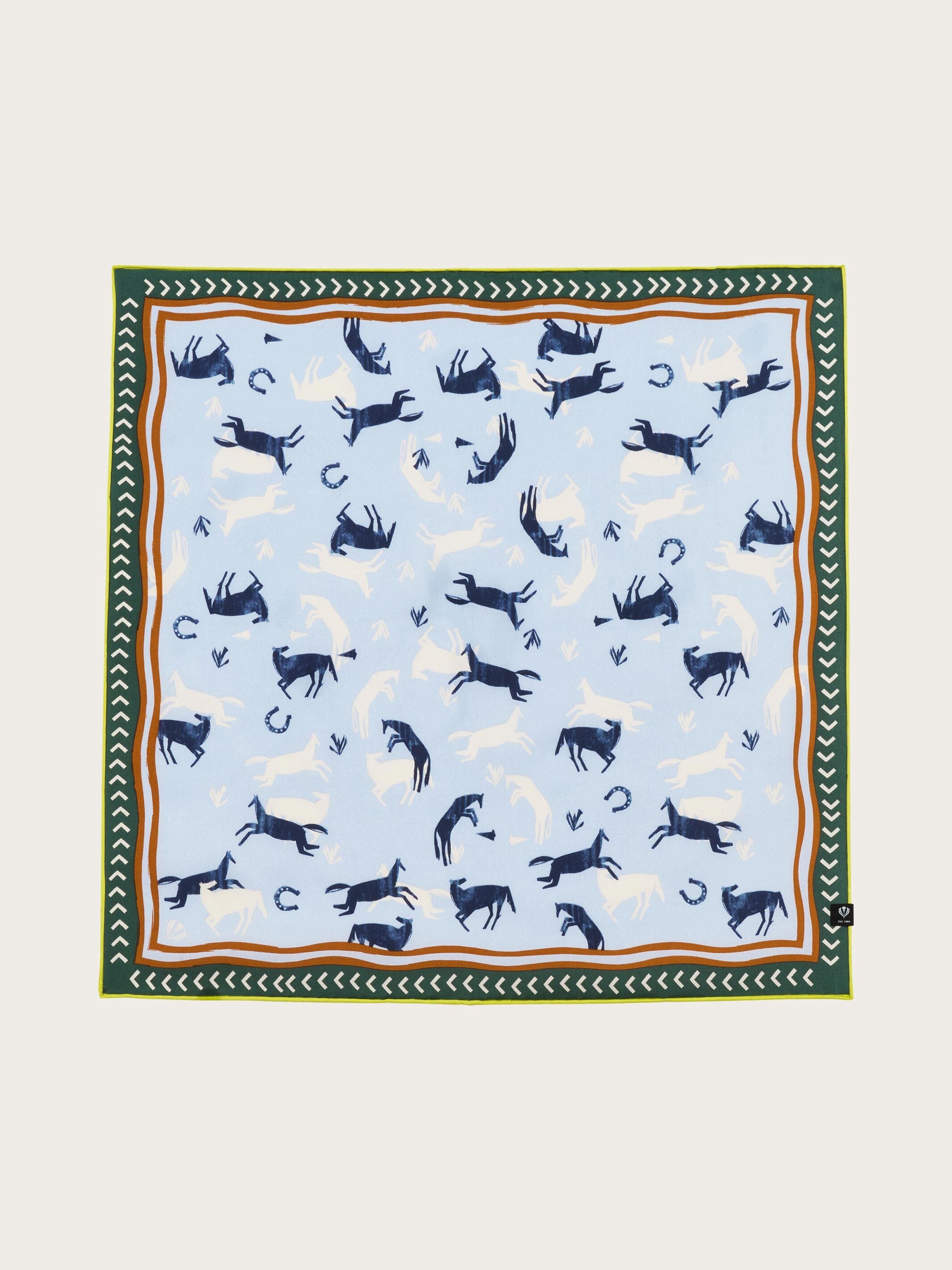 fraas-nickituch-mit-pferde-design-aus-seide-51-x-51-cm image 3