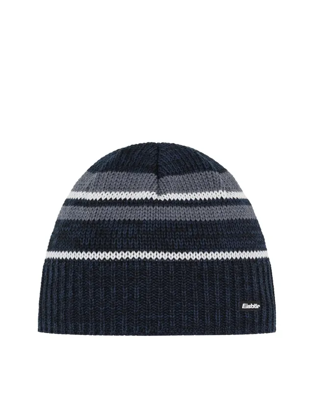eisb-r-luan-merino-beanie-strickm-tze-schwarz-herren-mit-fleece image 1